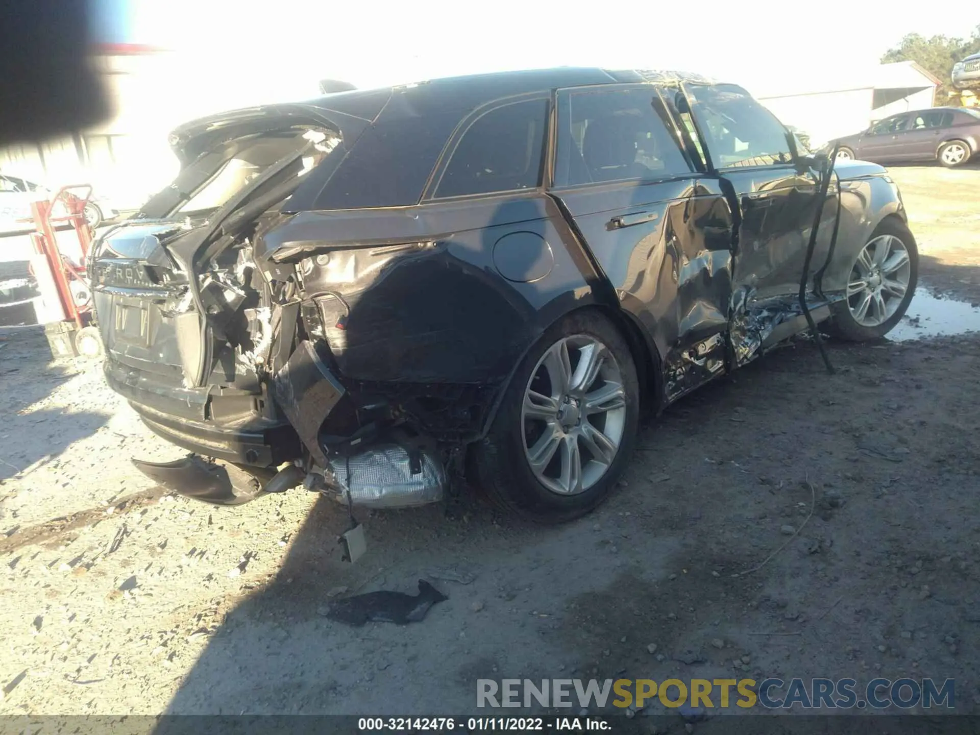 4 fotografías del automóvil dañado SALYB2FV6LA251611 LAND ROVER RANGE ROVER VELAR 2020