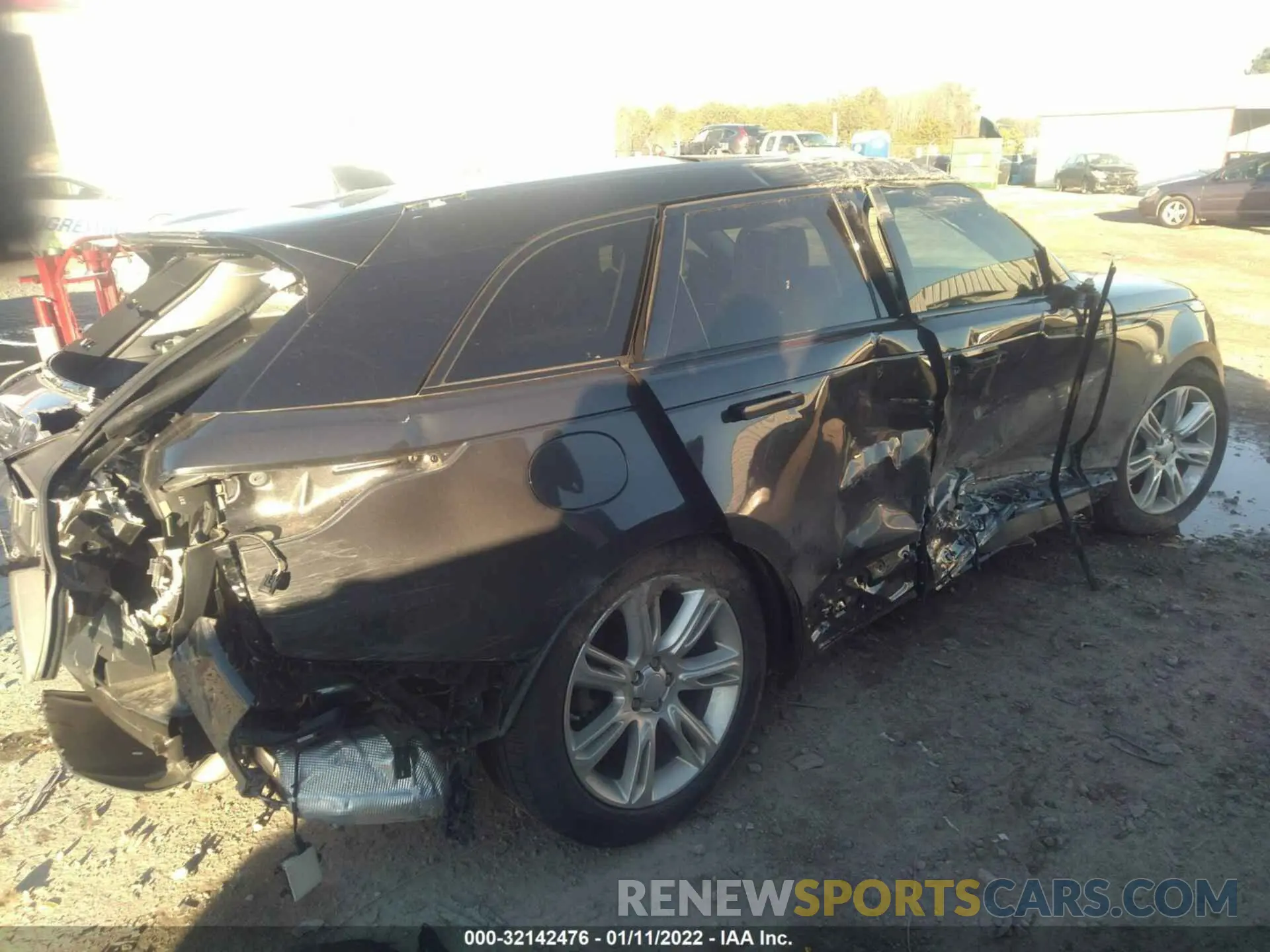 6 fotografías del automóvil dañado SALYB2FV6LA251611 LAND ROVER RANGE ROVER VELAR 2020