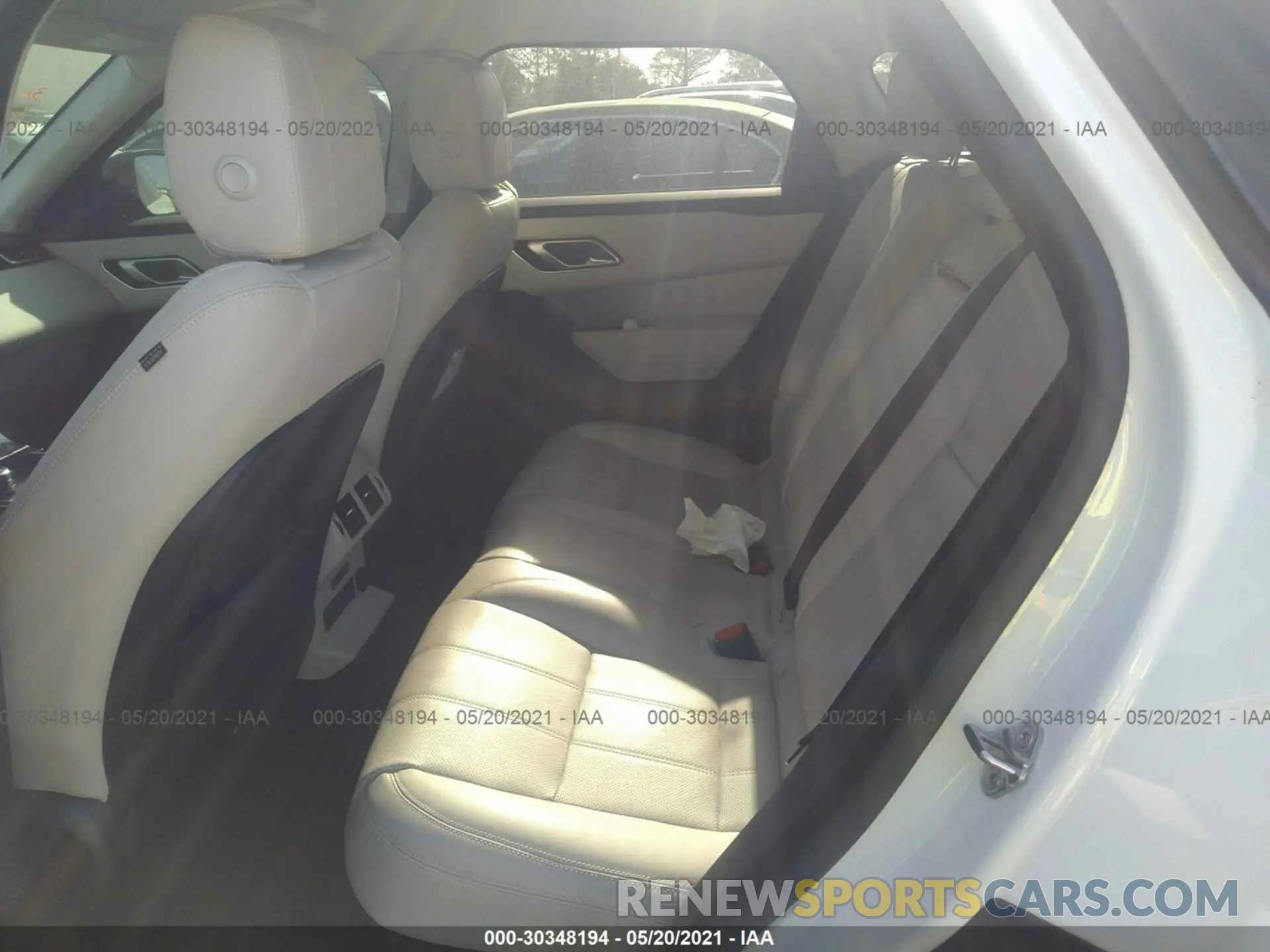 8 fotografías del automóvil dañado SALYK2EX0LA265667 LAND ROVER RANGE ROVER VELAR 2020