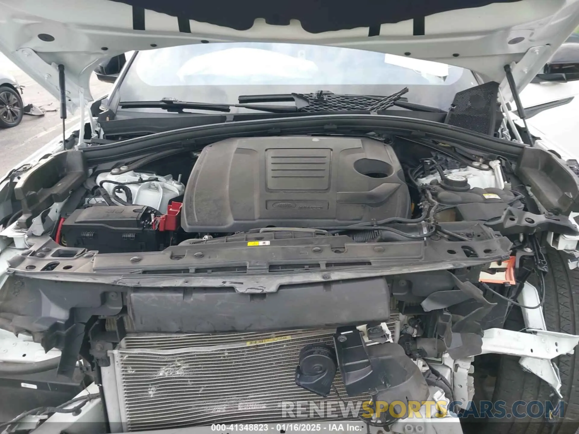 10 fotografías del automóvil dañado SALYK2EX1LA280629 LAND ROVER RANGE ROVER VELAR 2020