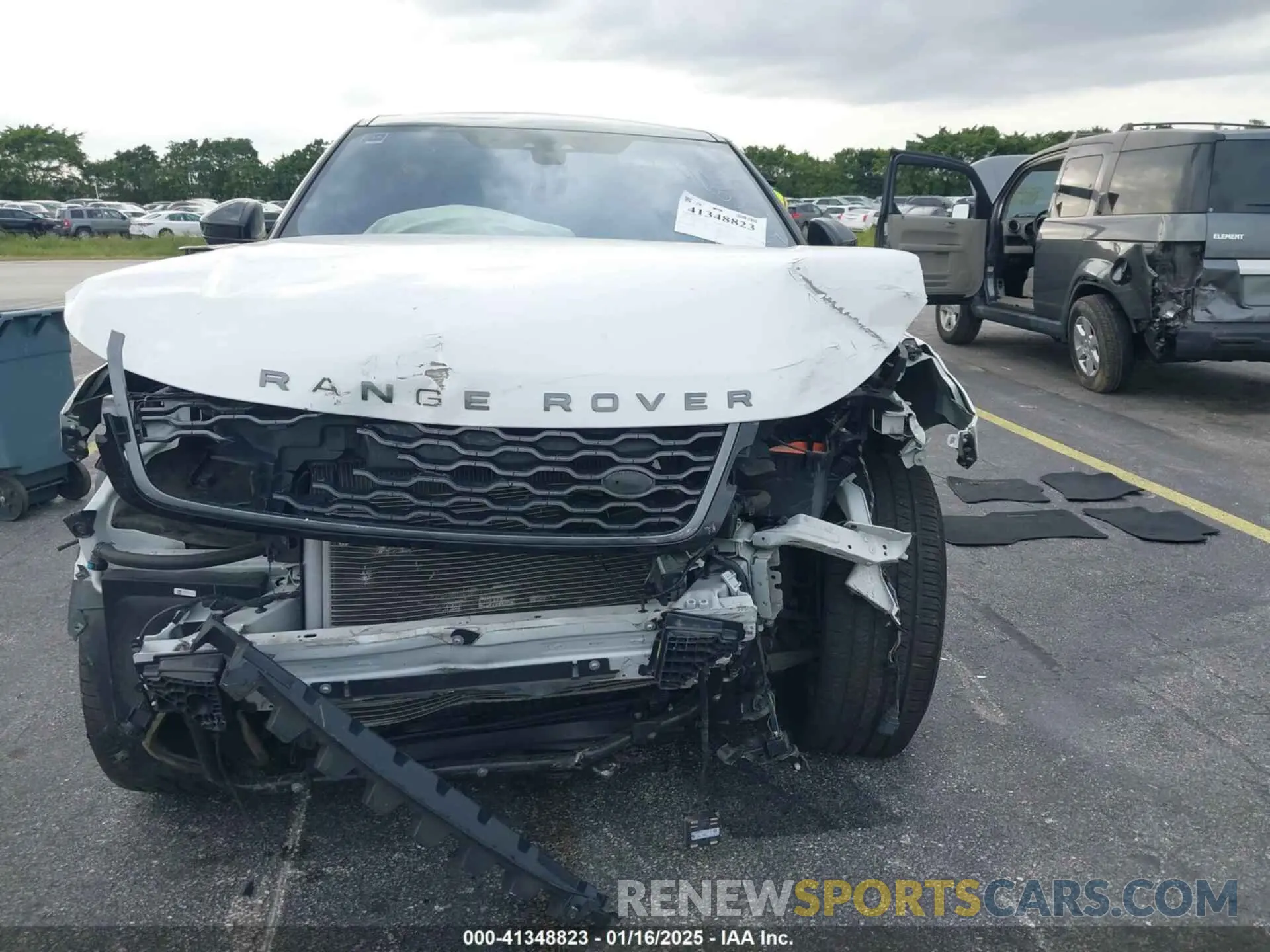 13 fotografías del automóvil dañado SALYK2EX1LA280629 LAND ROVER RANGE ROVER VELAR 2020