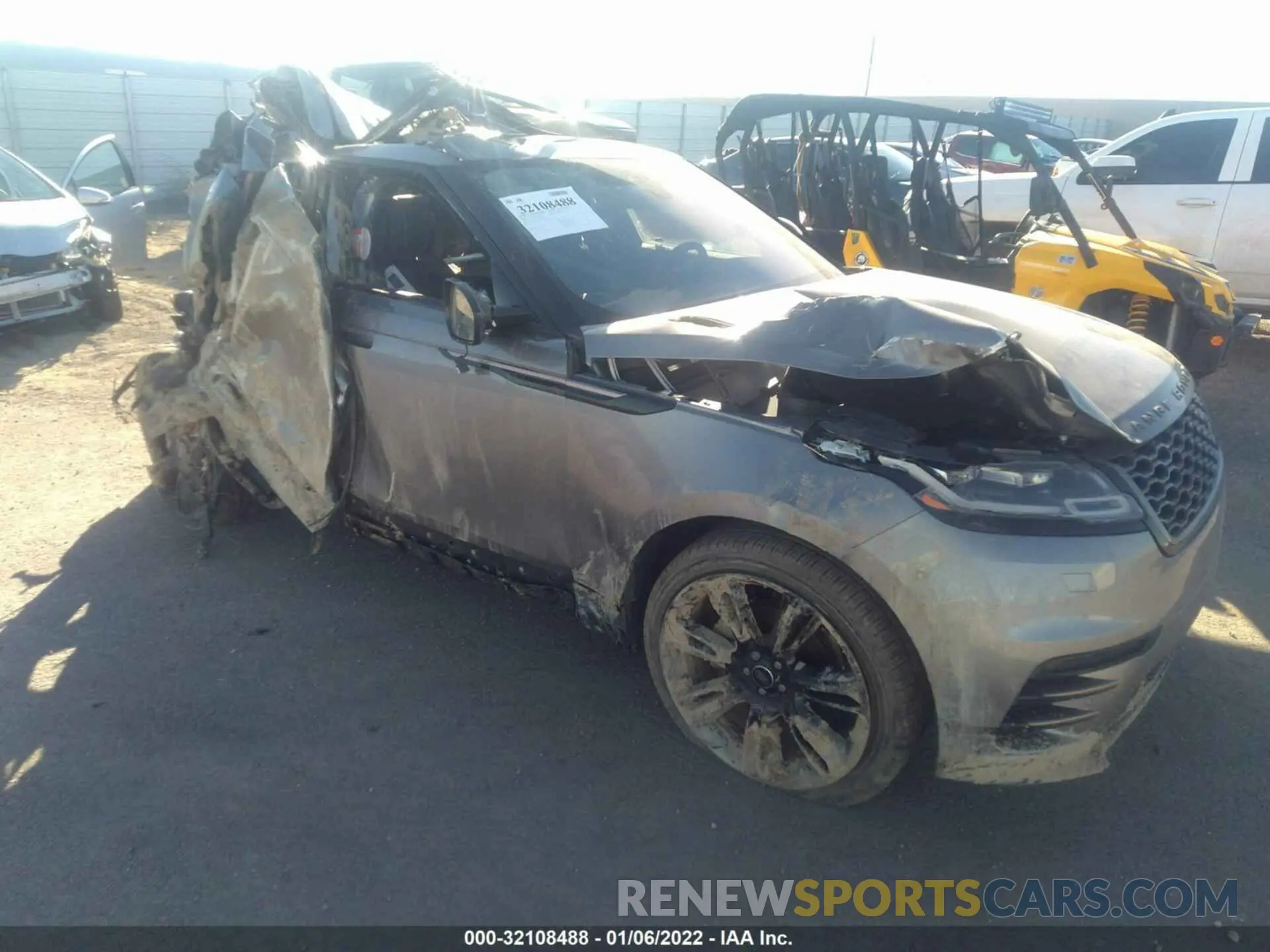 1 fotografías del automóvil dañado SALYK2EX1LA285099 LAND ROVER RANGE ROVER VELAR 2020