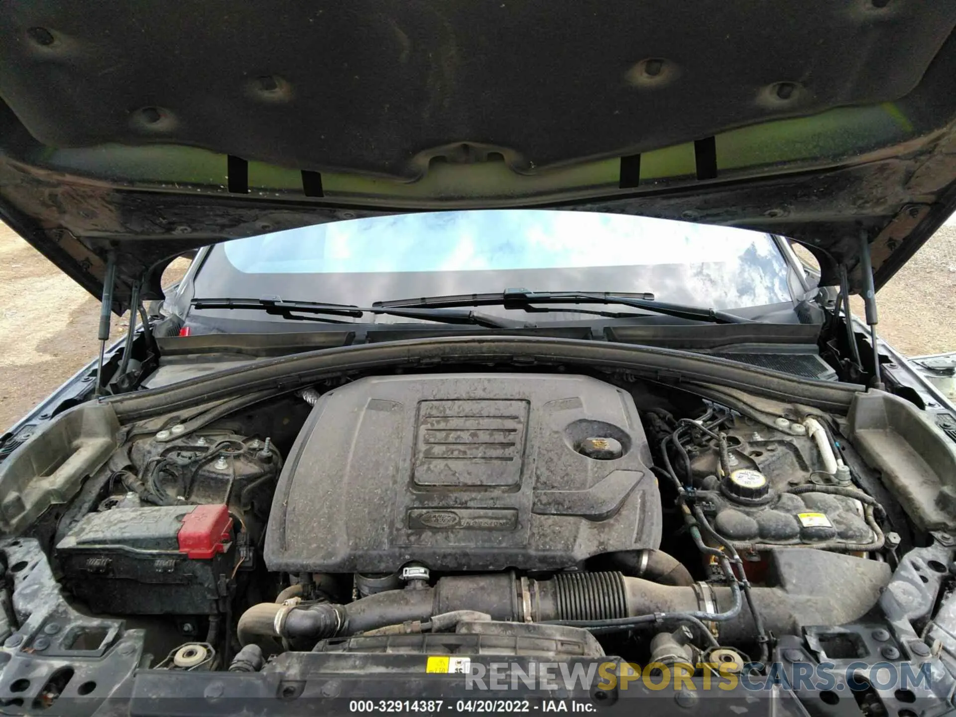 10 fotografías del automóvil dañado SALYK2EX1LA286348 LAND ROVER RANGE ROVER VELAR 2020