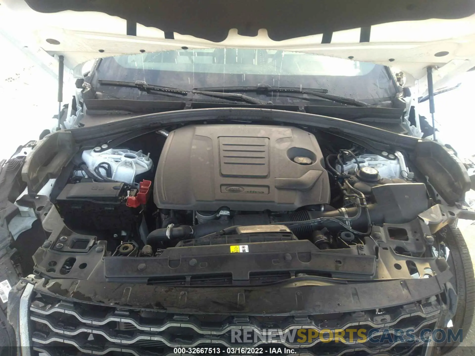 10 fotografías del automóvil dañado SALYK2EX1LA295020 LAND ROVER RANGE ROVER VELAR 2020