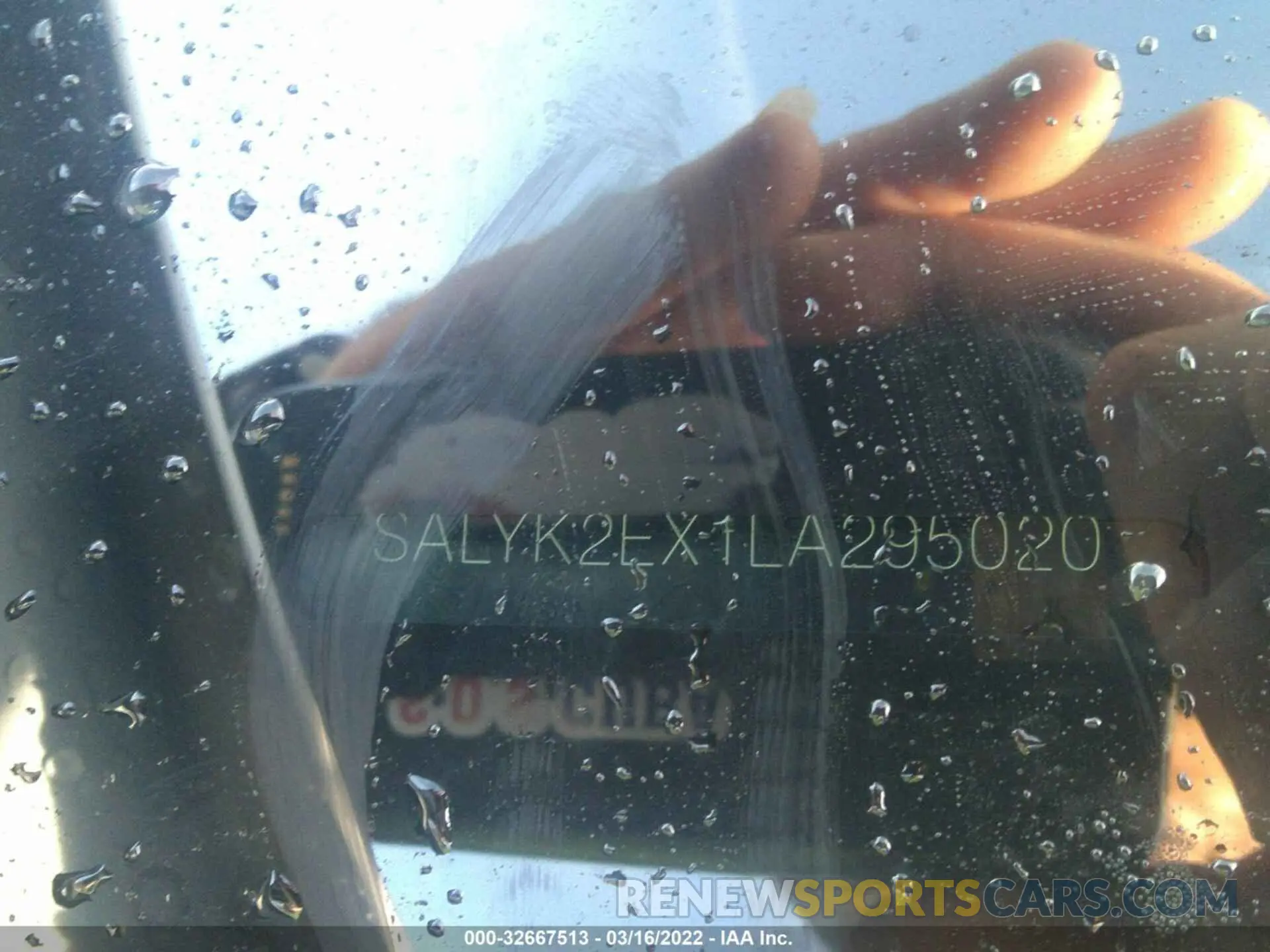 9 fotografías del automóvil dañado SALYK2EX1LA295020 LAND ROVER RANGE ROVER VELAR 2020