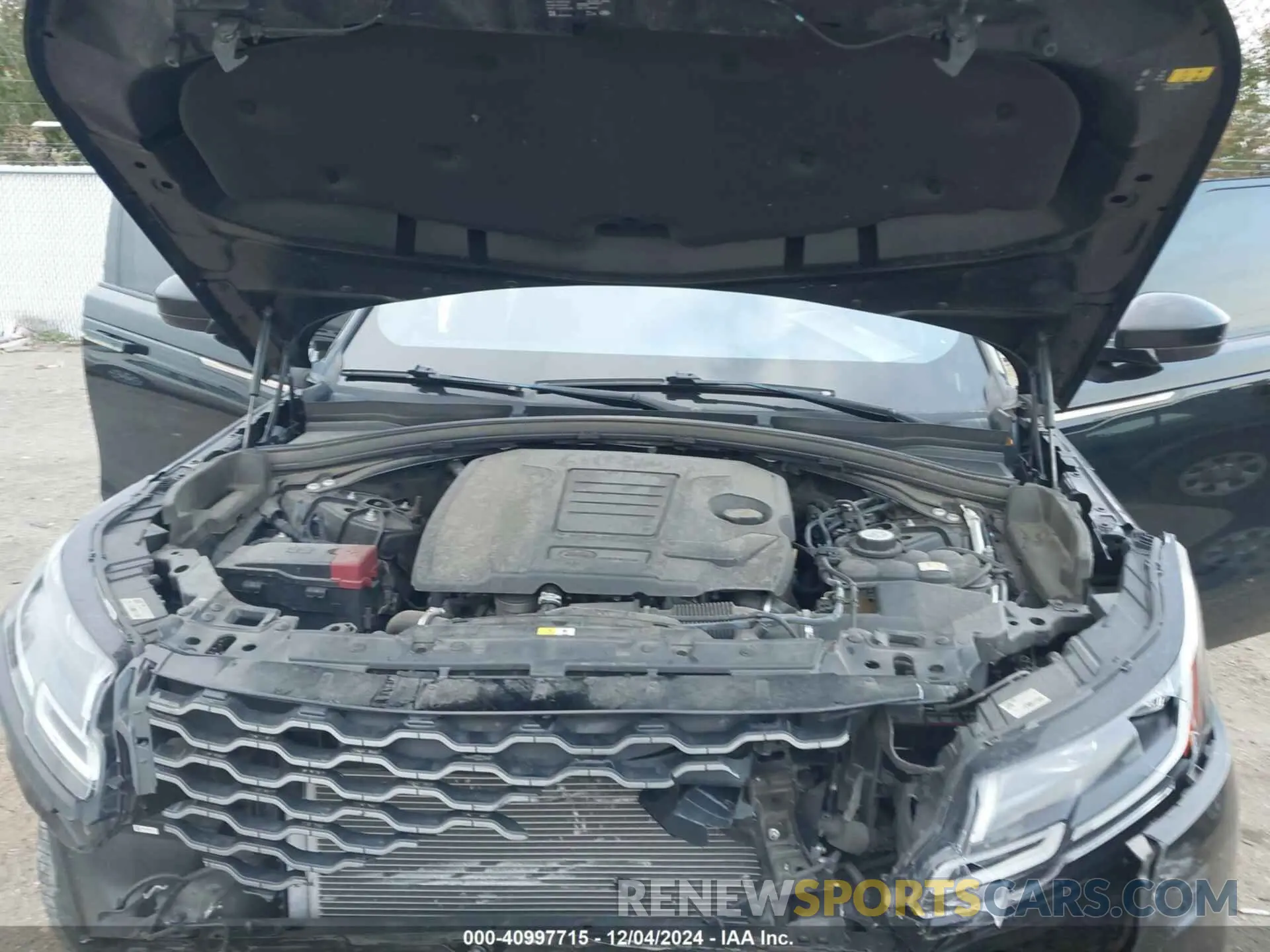 10 fotografías del automóvil dañado SALYK2EX2LA246215 LAND ROVER RANGE ROVER VELAR 2020