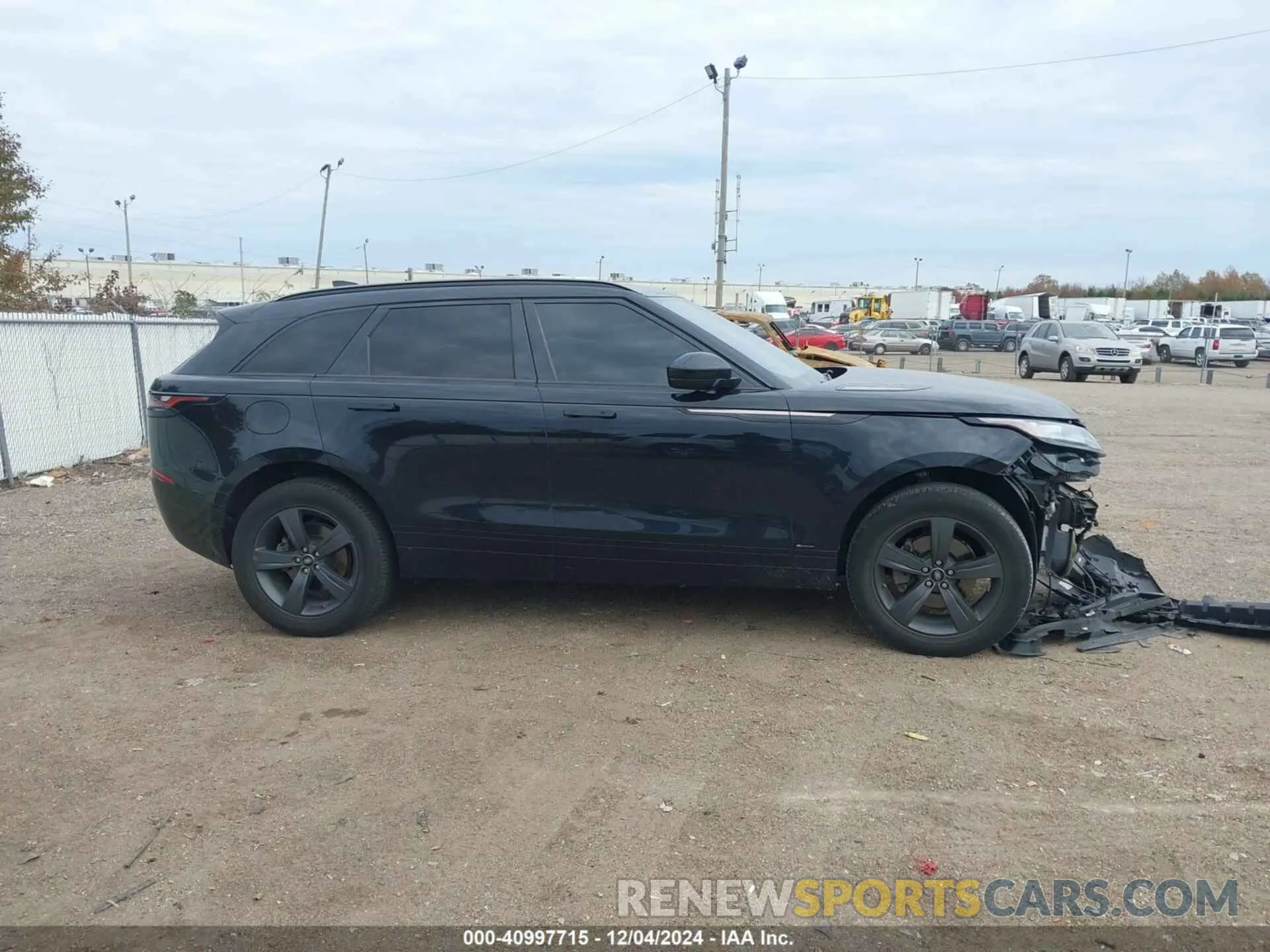 12 fotografías del automóvil dañado SALYK2EX2LA246215 LAND ROVER RANGE ROVER VELAR 2020