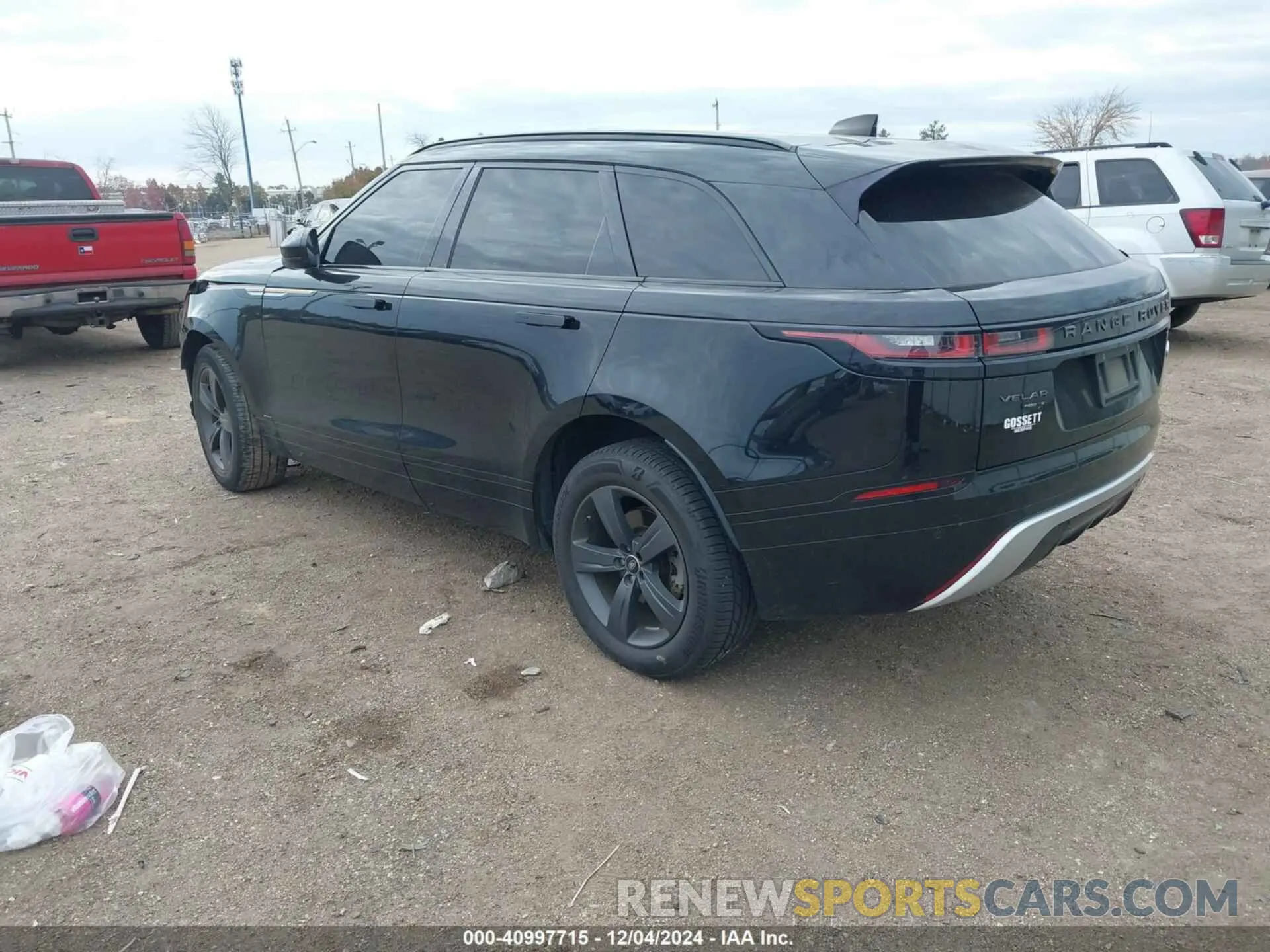 3 fotografías del automóvil dañado SALYK2EX2LA246215 LAND ROVER RANGE ROVER VELAR 2020