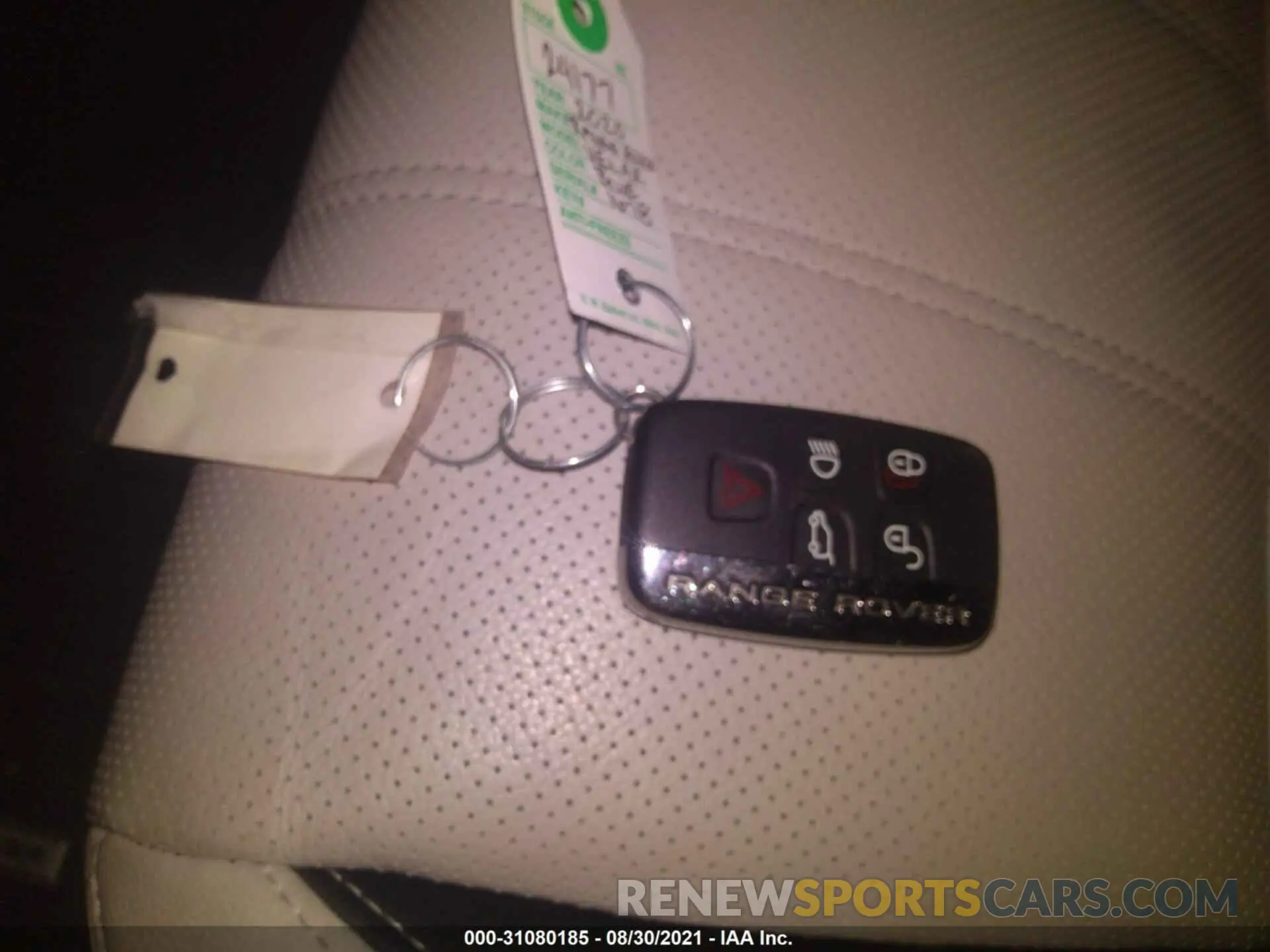 11 fotografías del automóvil dañado SALYK2EX2LA271678 LAND ROVER RANGE ROVER VELAR 2020