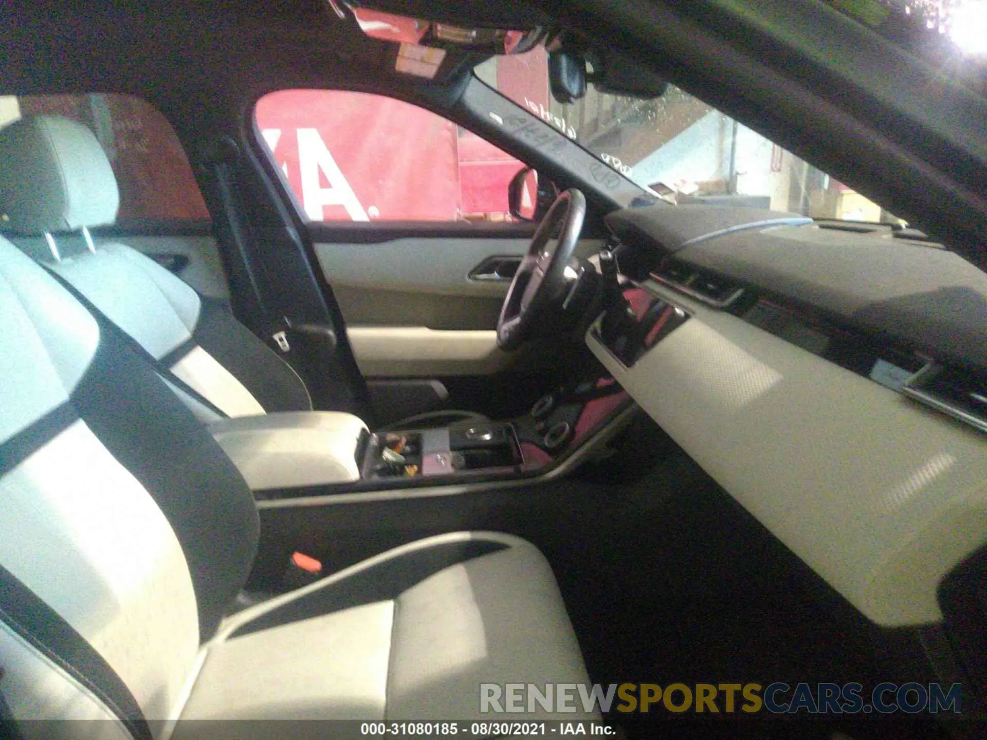 5 fotografías del automóvil dañado SALYK2EX2LA271678 LAND ROVER RANGE ROVER VELAR 2020