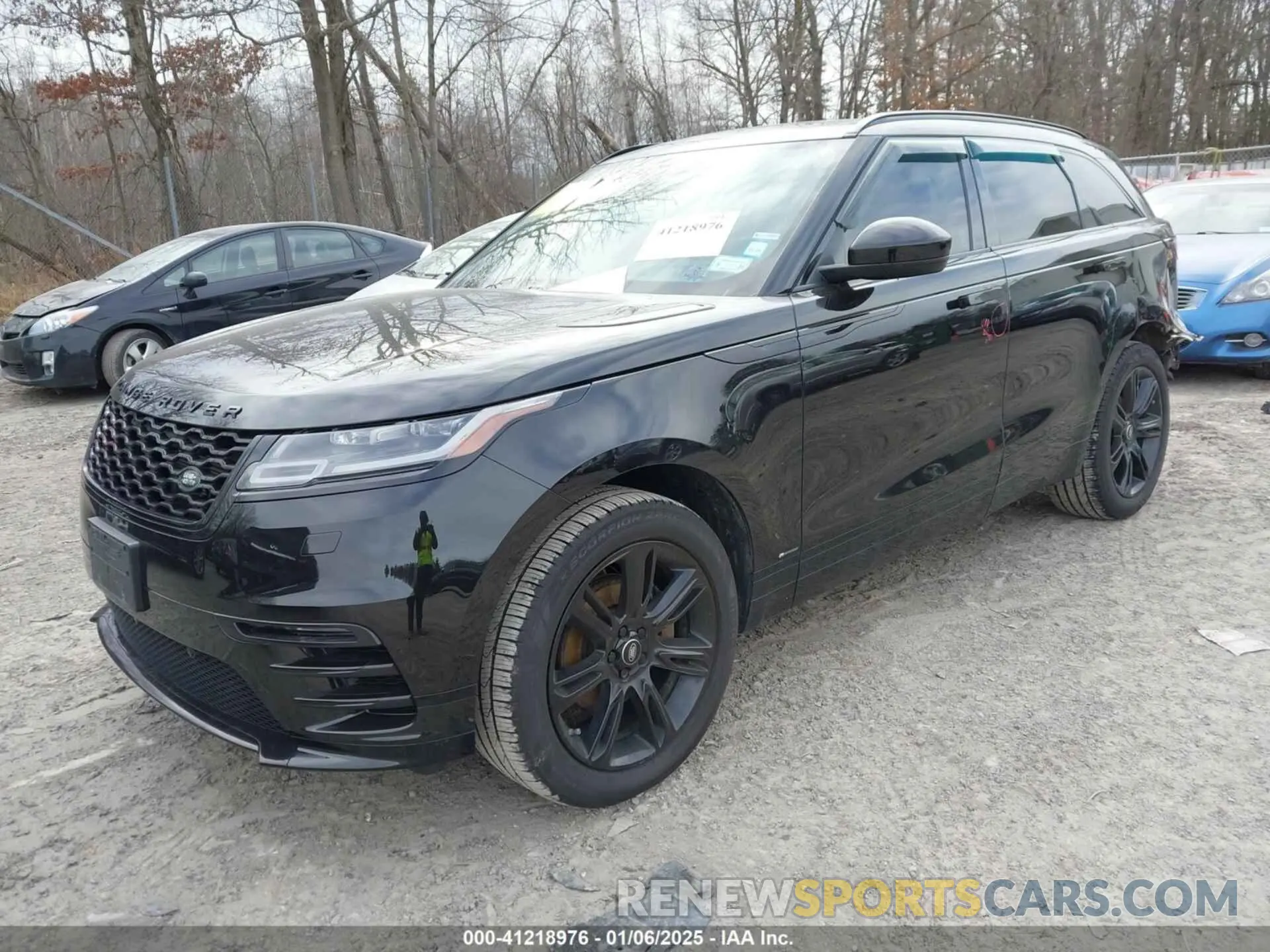 2 fotografías del automóvil dañado SALYK2EX2LA287296 LAND ROVER RANGE ROVER VELAR 2020