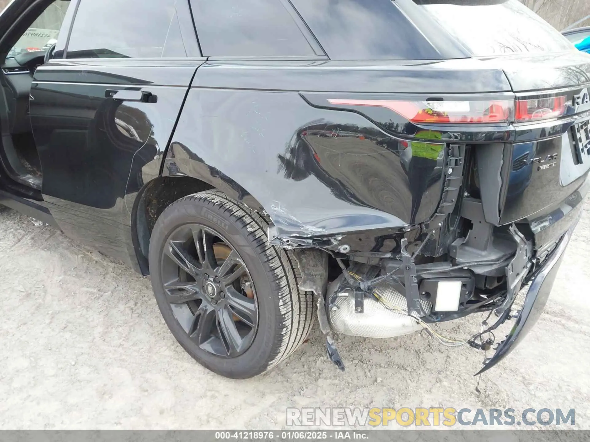 6 fotografías del automóvil dañado SALYK2EX2LA287296 LAND ROVER RANGE ROVER VELAR 2020