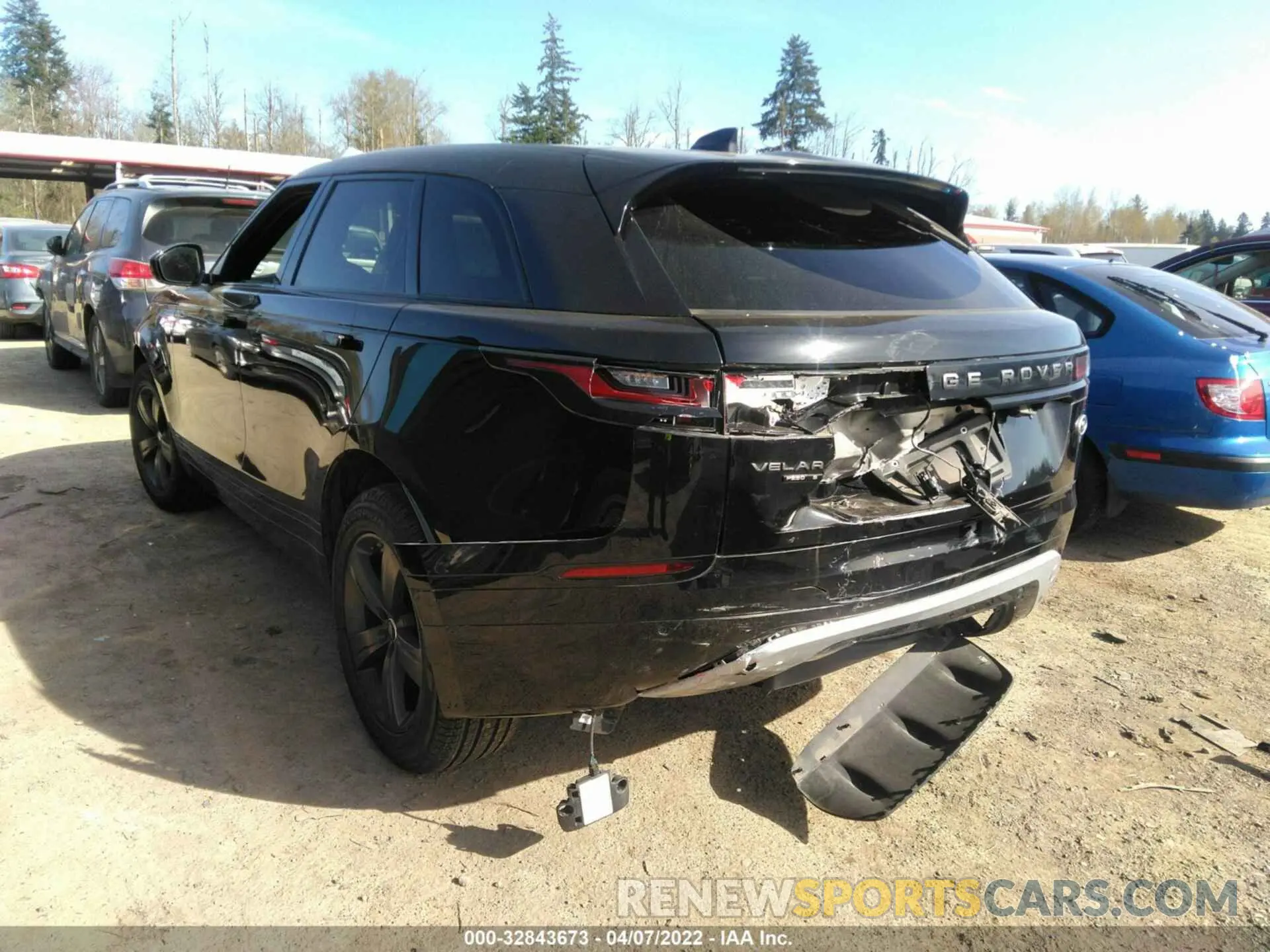 3 fotografías del automóvil dañado SALYK2EX3LA253724 LAND ROVER RANGE ROVER VELAR 2020