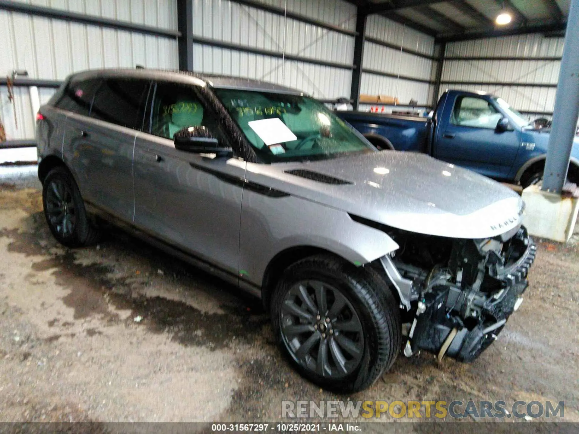 1 fotografías del automóvil dañado SALYK2EX3LA285007 LAND ROVER RANGE ROVER VELAR 2020