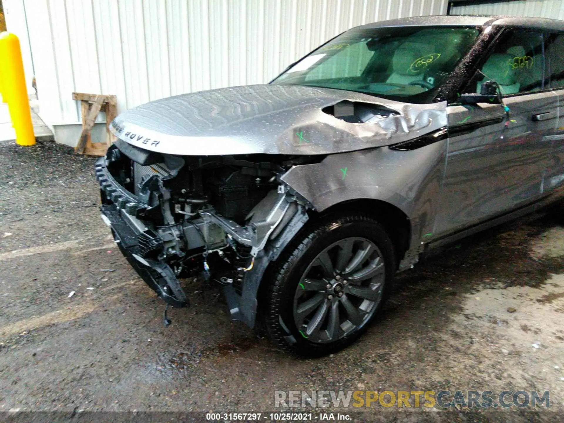 6 fotografías del automóvil dañado SALYK2EX3LA285007 LAND ROVER RANGE ROVER VELAR 2020