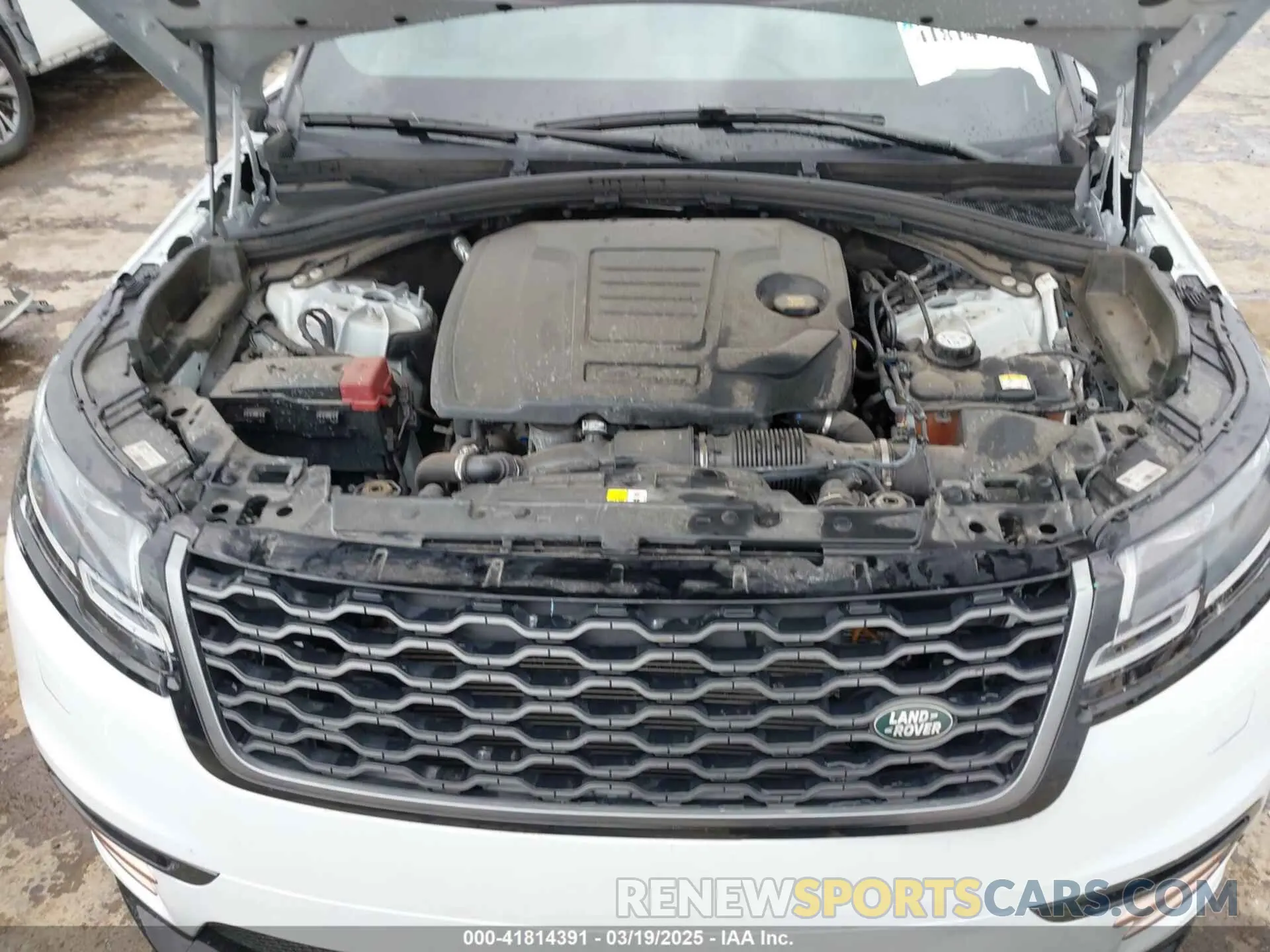 10 fotografías del automóvil dañado SALYK2EX3LA291471 LAND ROVER RANGE ROVER VELAR 2020