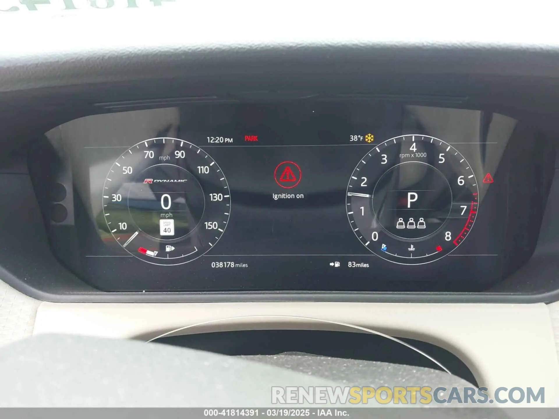 7 fotografías del automóvil dañado SALYK2EX3LA291471 LAND ROVER RANGE ROVER VELAR 2020