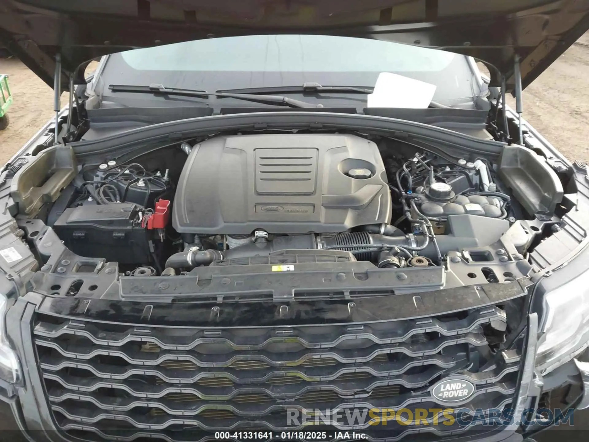 10 fotografías del automóvil dañado SALYK2EX3LA293608 LAND ROVER RANGE ROVER VELAR 2020