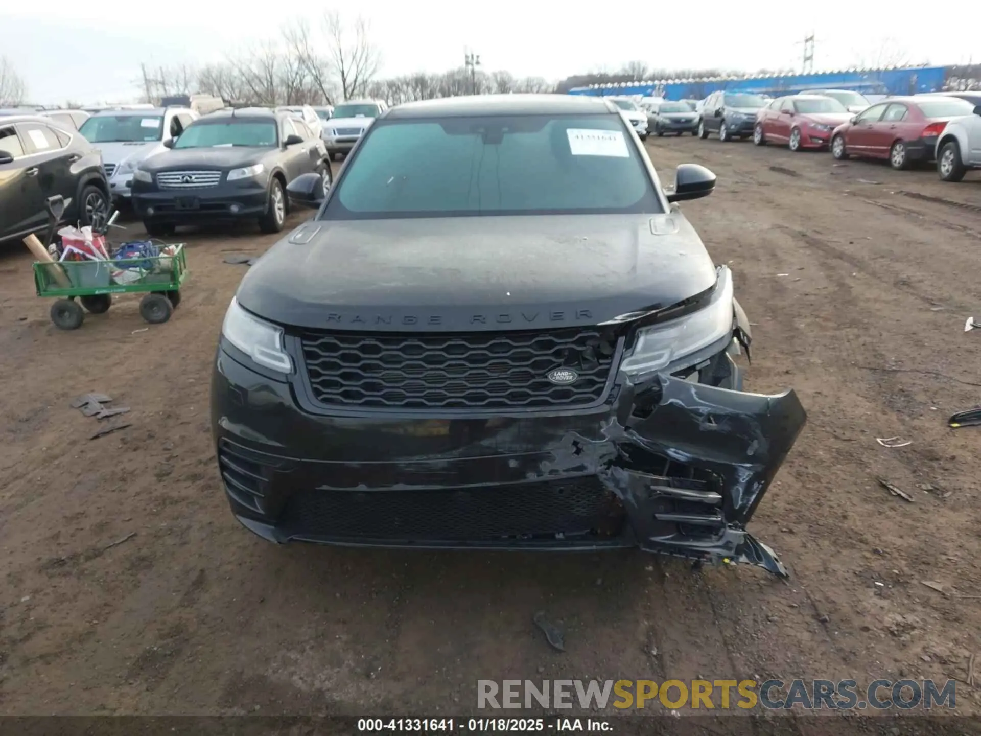 12 fotografías del automóvil dañado SALYK2EX3LA293608 LAND ROVER RANGE ROVER VELAR 2020