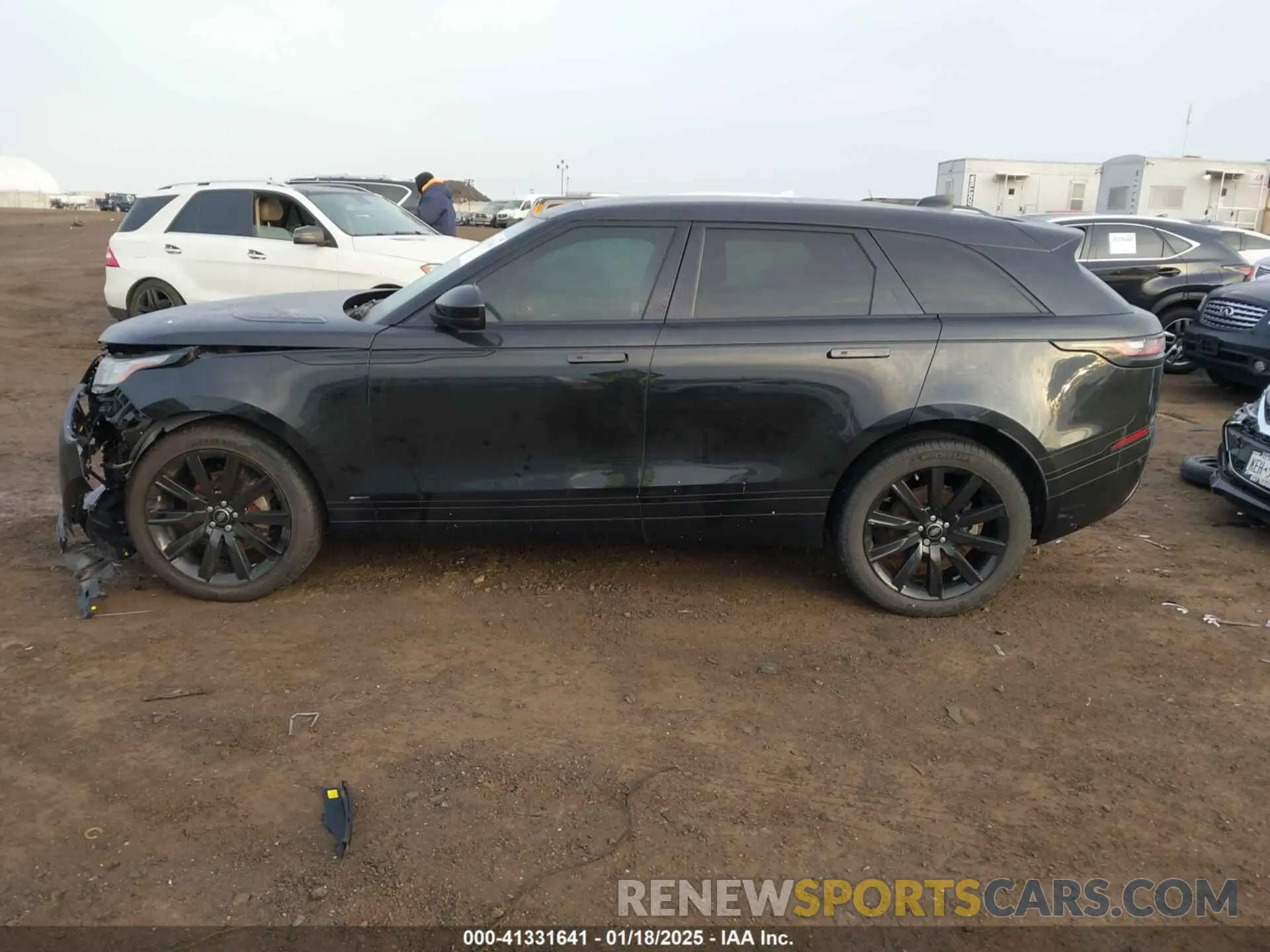 14 fotografías del automóvil dañado SALYK2EX3LA293608 LAND ROVER RANGE ROVER VELAR 2020