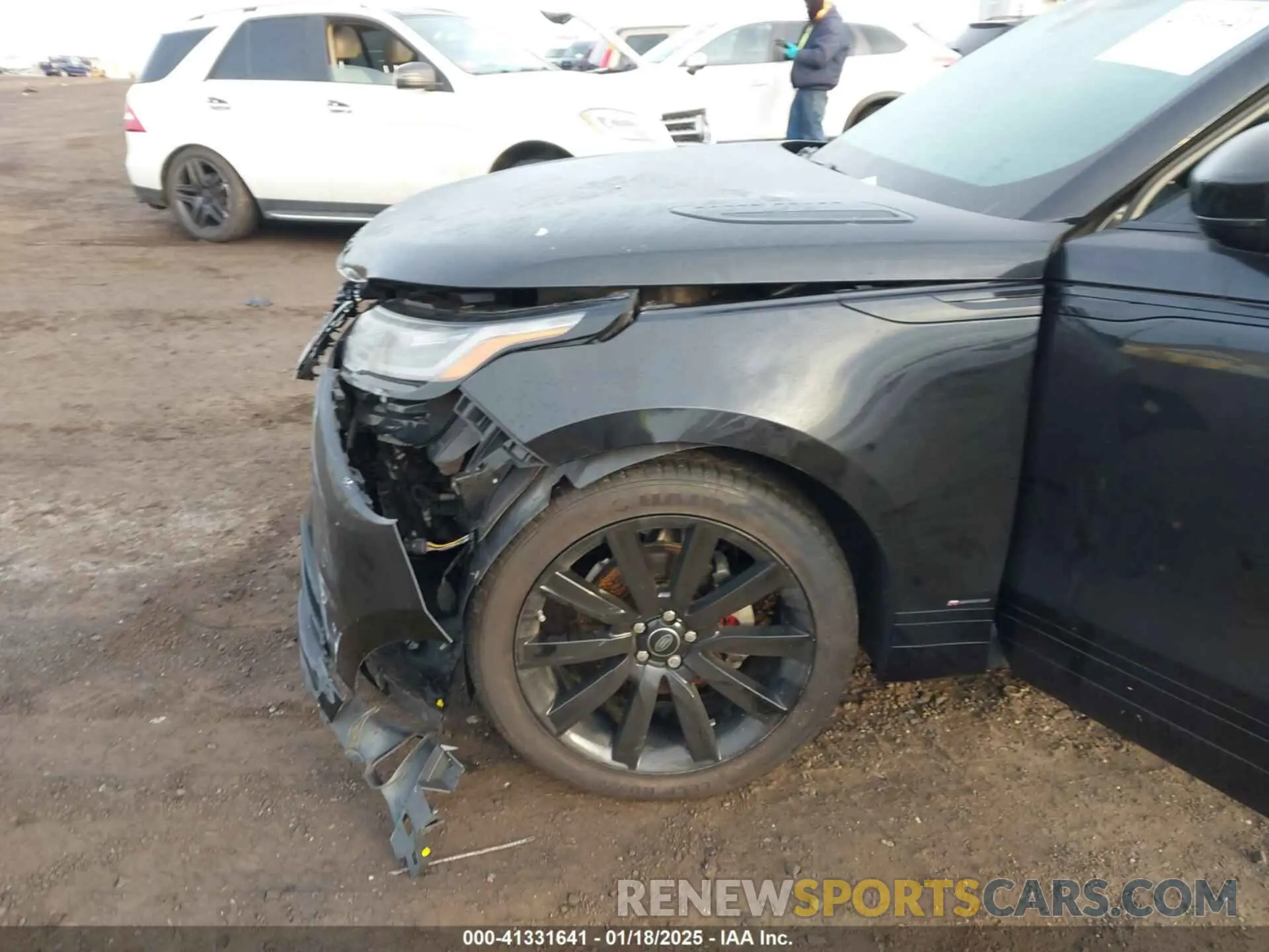 17 fotografías del automóvil dañado SALYK2EX3LA293608 LAND ROVER RANGE ROVER VELAR 2020