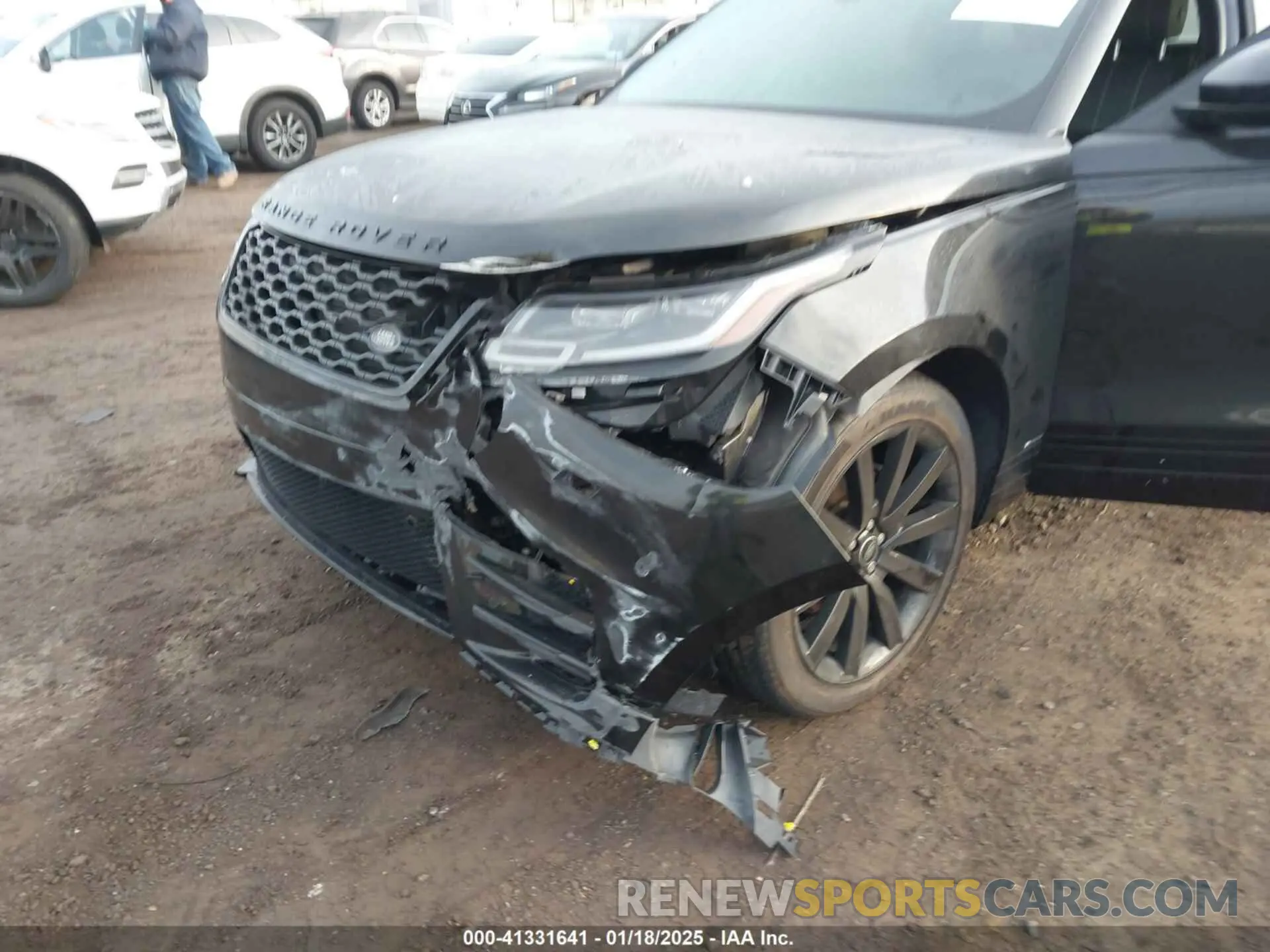 6 fotografías del automóvil dañado SALYK2EX3LA293608 LAND ROVER RANGE ROVER VELAR 2020