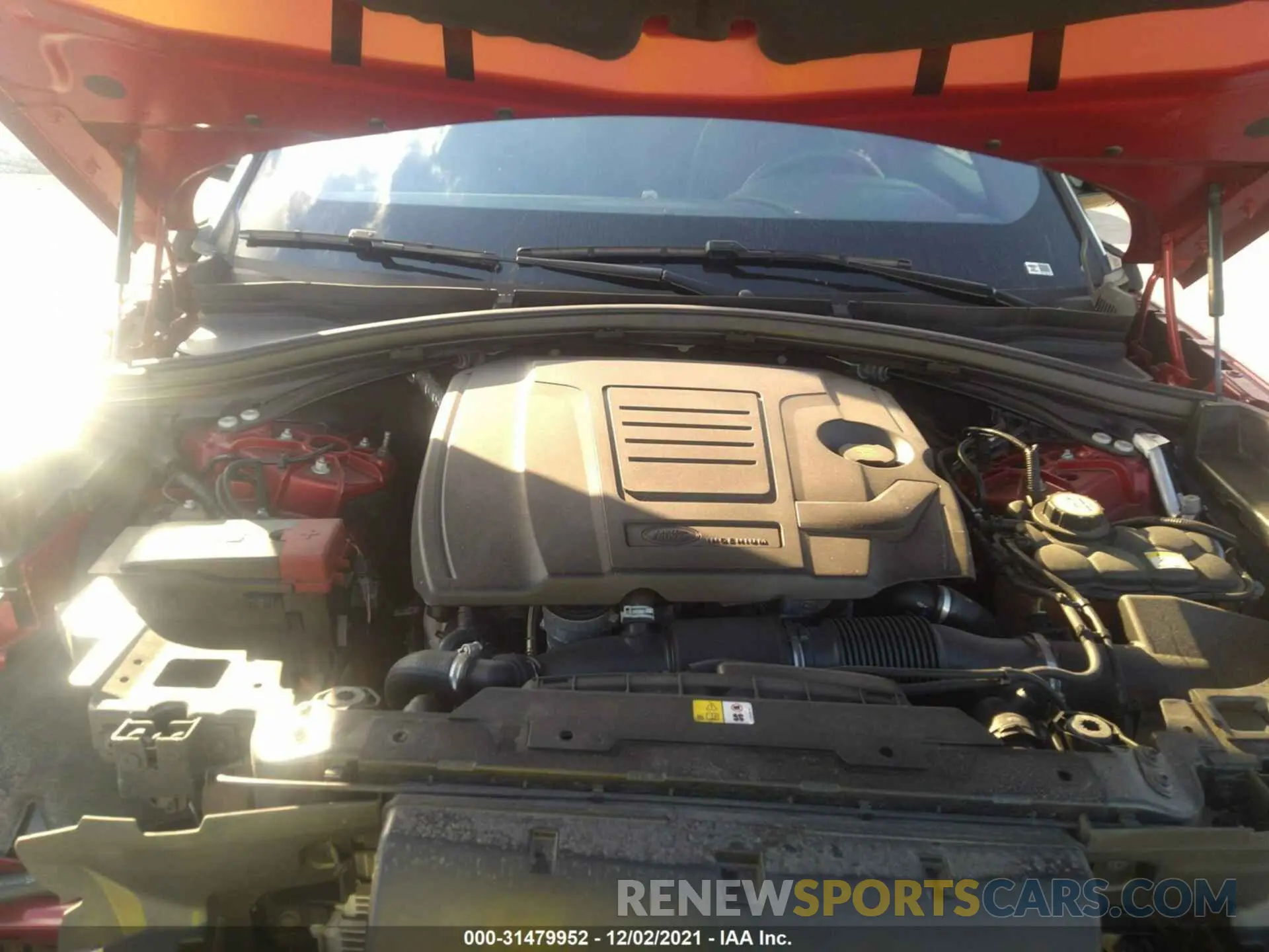 10 fotografías del automóvil dañado SALYK2EX5LA243518 LAND ROVER RANGE ROVER VELAR 2020