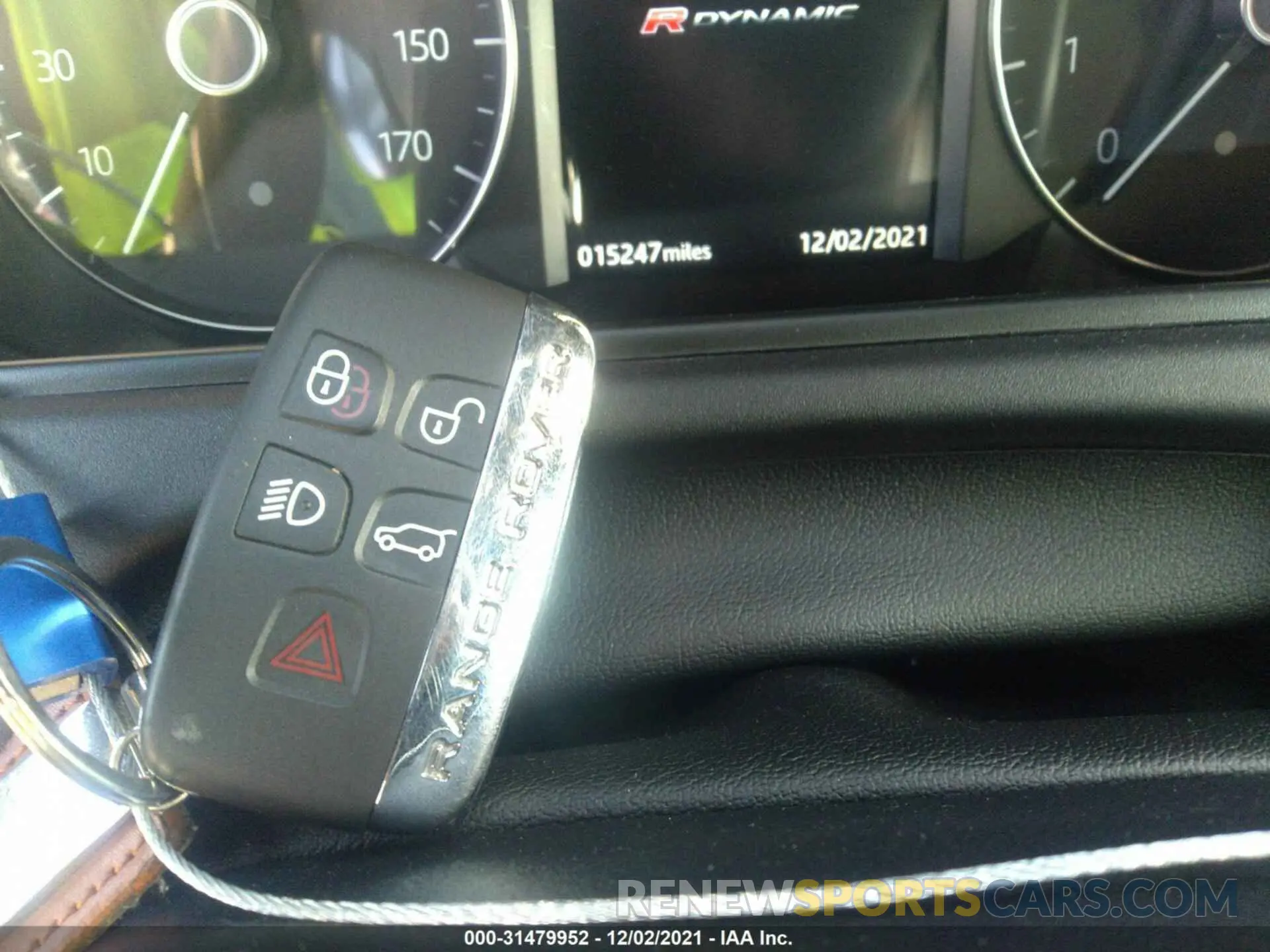 11 fotografías del automóvil dañado SALYK2EX5LA243518 LAND ROVER RANGE ROVER VELAR 2020