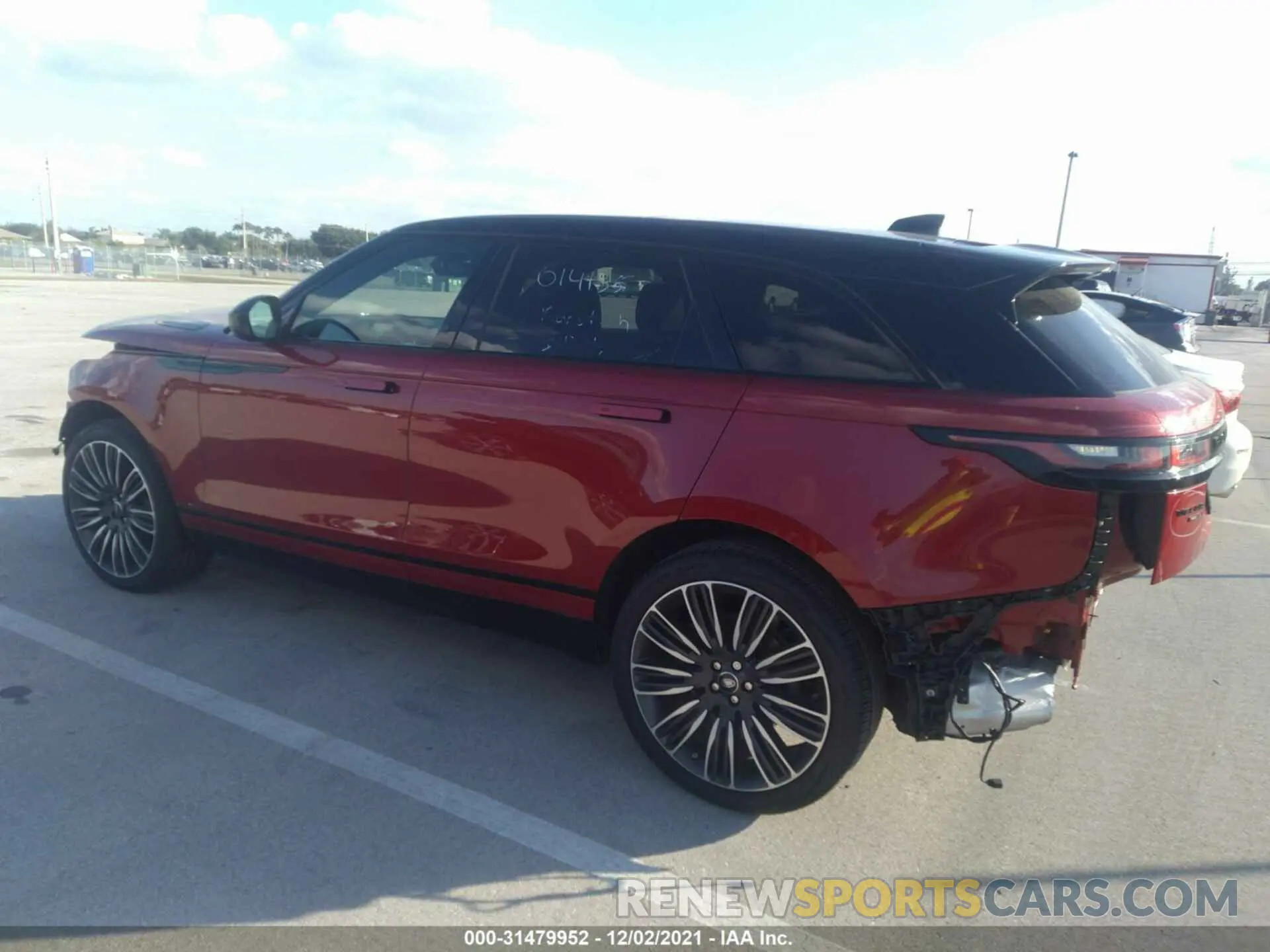 3 fotografías del automóvil dañado SALYK2EX5LA243518 LAND ROVER RANGE ROVER VELAR 2020