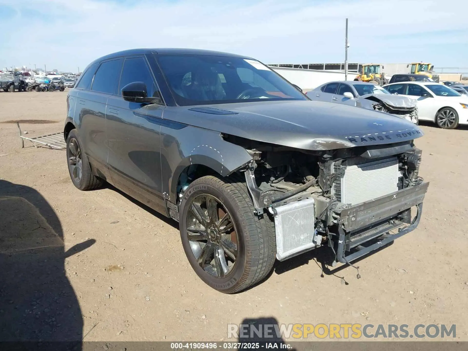 1 fotografías del automóvil dañado SALYK2EX5LA296087 LAND ROVER RANGE ROVER VELAR 2020