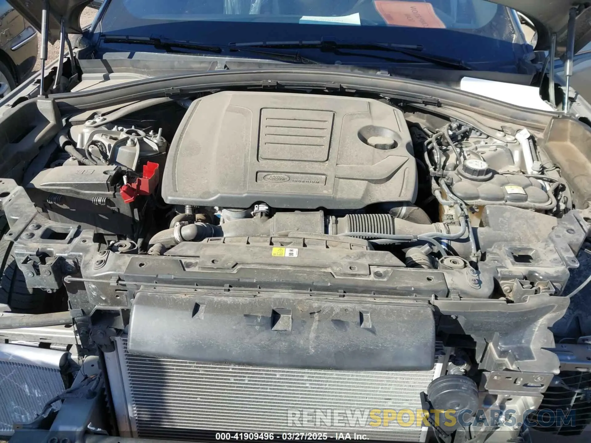 10 fotografías del automóvil dañado SALYK2EX5LA296087 LAND ROVER RANGE ROVER VELAR 2020