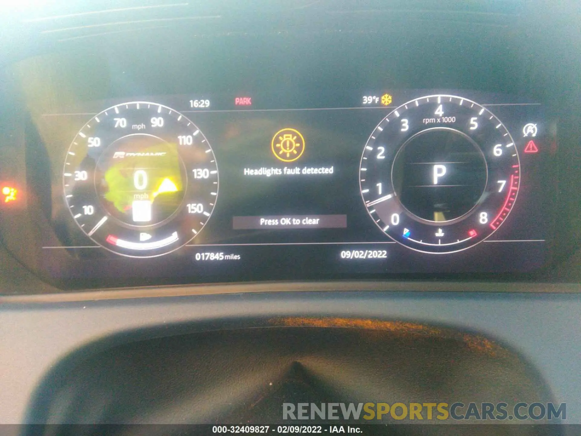 7 fotografías del automóvil dañado SALYK2EX6LA283994 LAND ROVER RANGE ROVER VELAR 2020