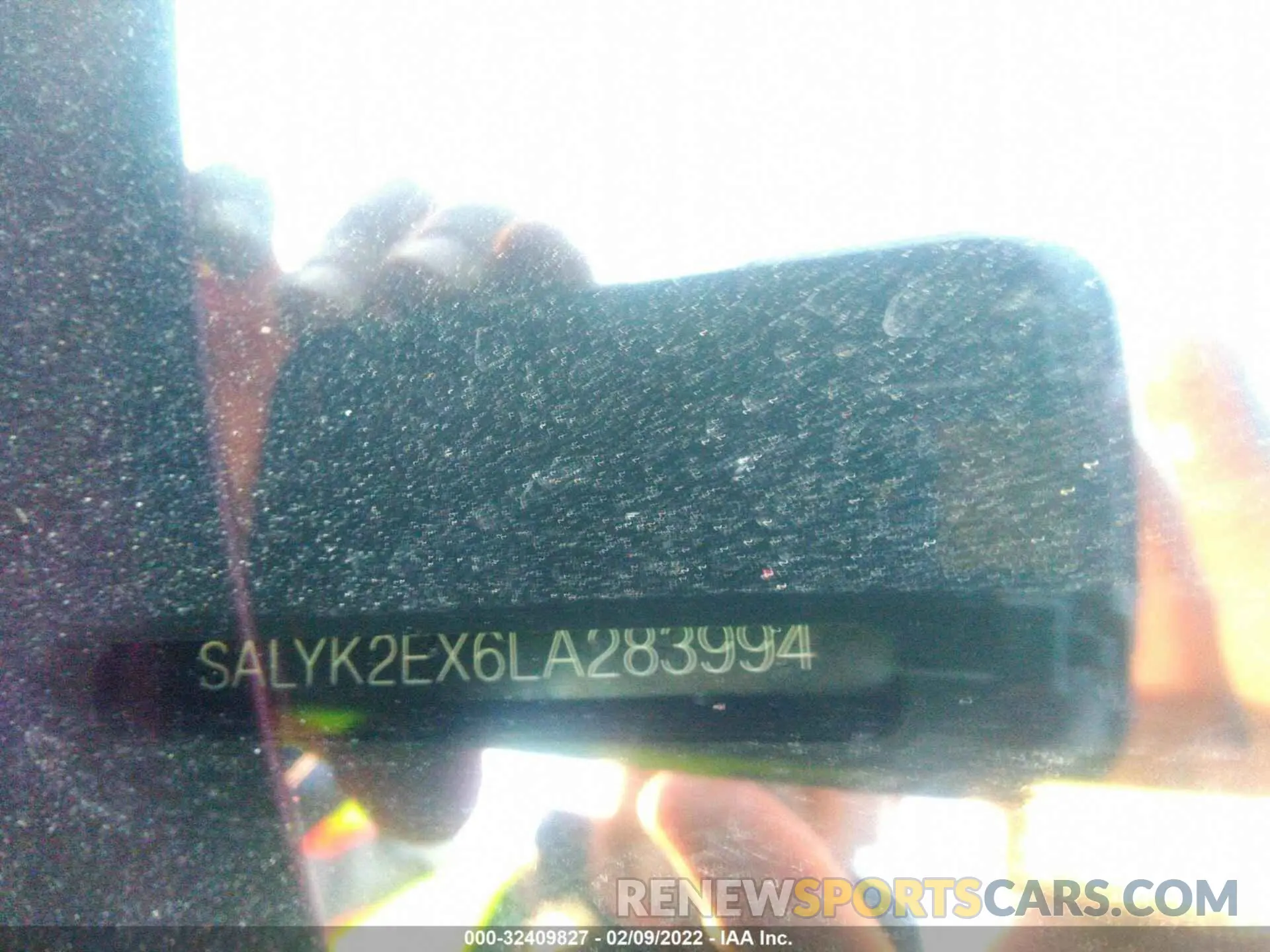 9 fotografías del automóvil dañado SALYK2EX6LA283994 LAND ROVER RANGE ROVER VELAR 2020