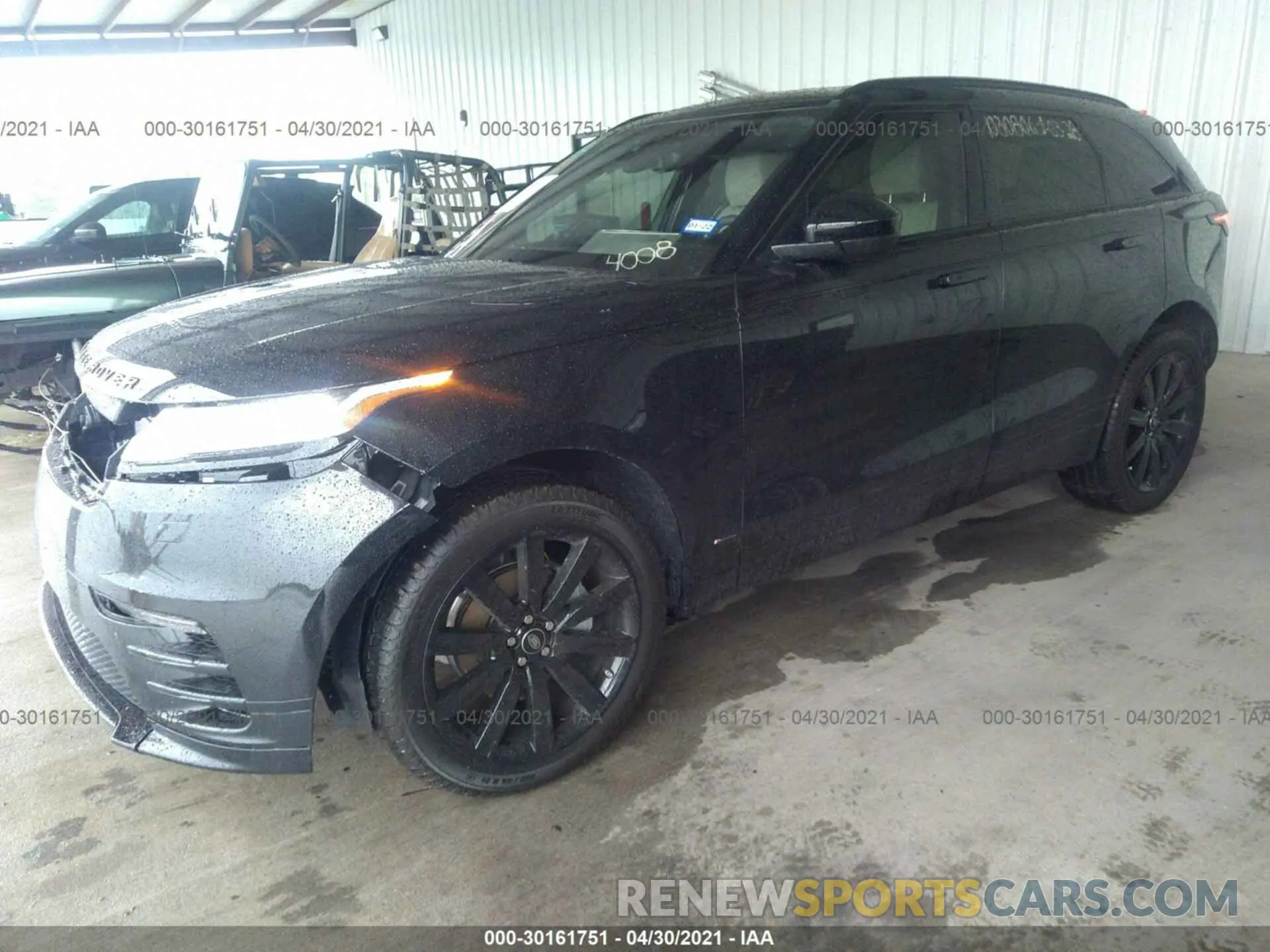 2 fotografías del automóvil dañado SALYK2EX6LA294008 LAND ROVER RANGE ROVER VELAR 2020