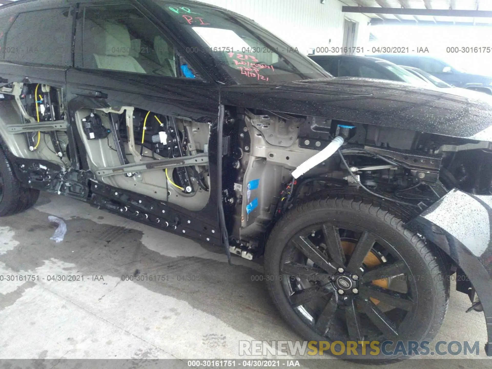 6 fotografías del automóvil dañado SALYK2EX6LA294008 LAND ROVER RANGE ROVER VELAR 2020