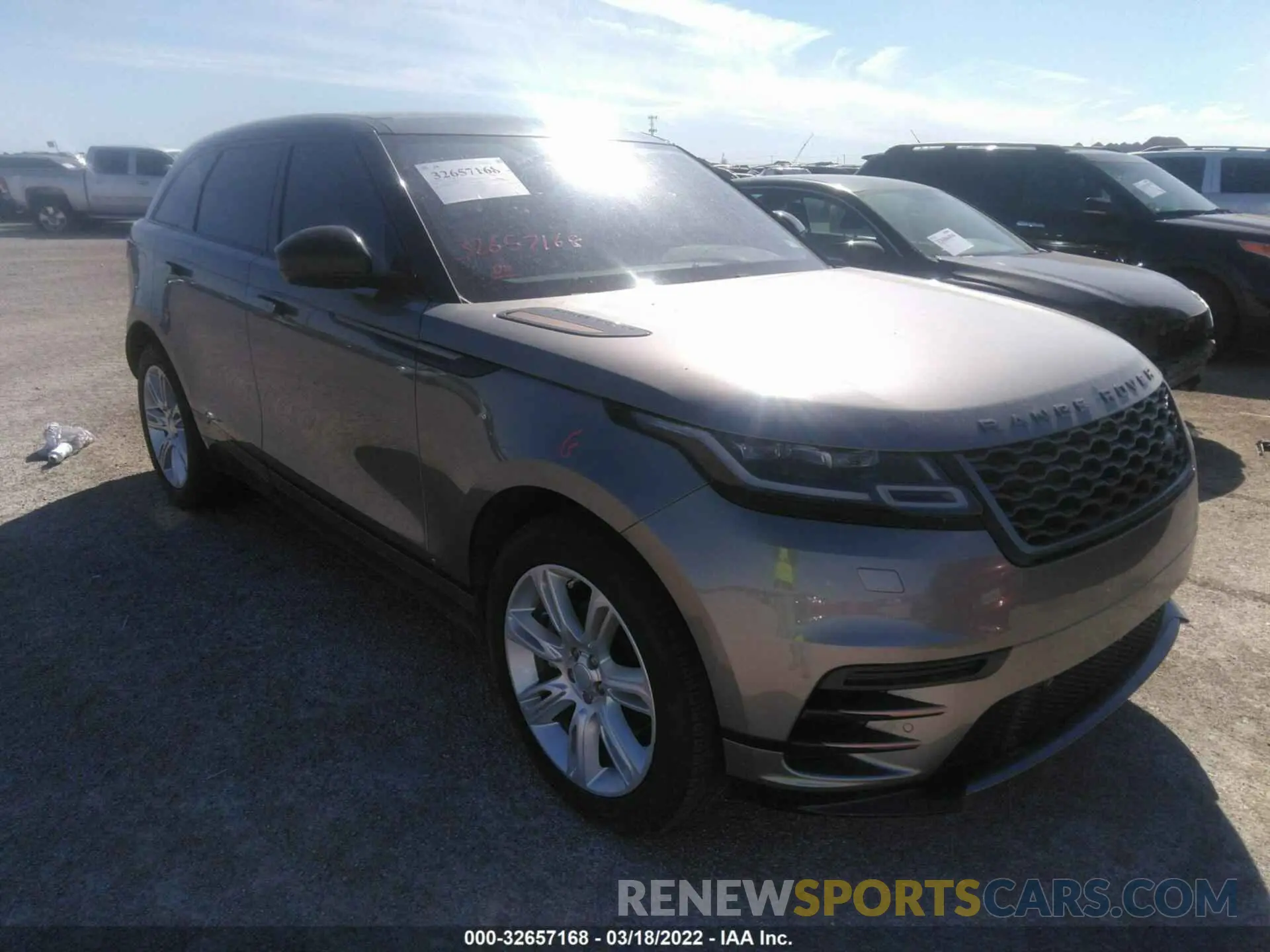 1 fotografías del automóvil dañado SALYK2EX8LA237986 LAND ROVER RANGE ROVER VELAR 2020