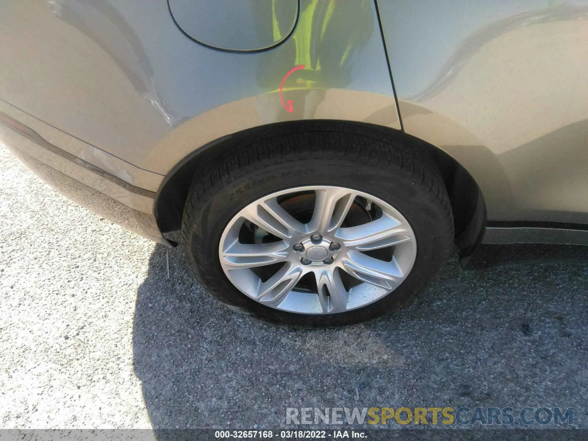 15 fotografías del automóvil dañado SALYK2EX8LA237986 LAND ROVER RANGE ROVER VELAR 2020