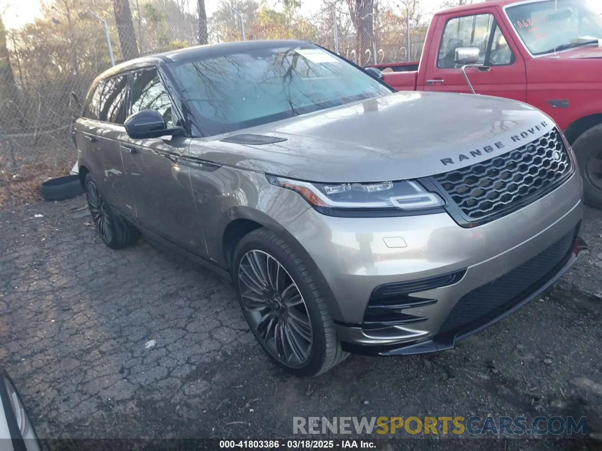 1 fotografías del automóvil dañado SALYK2EX8LA275671 LAND ROVER RANGE ROVER VELAR 2020