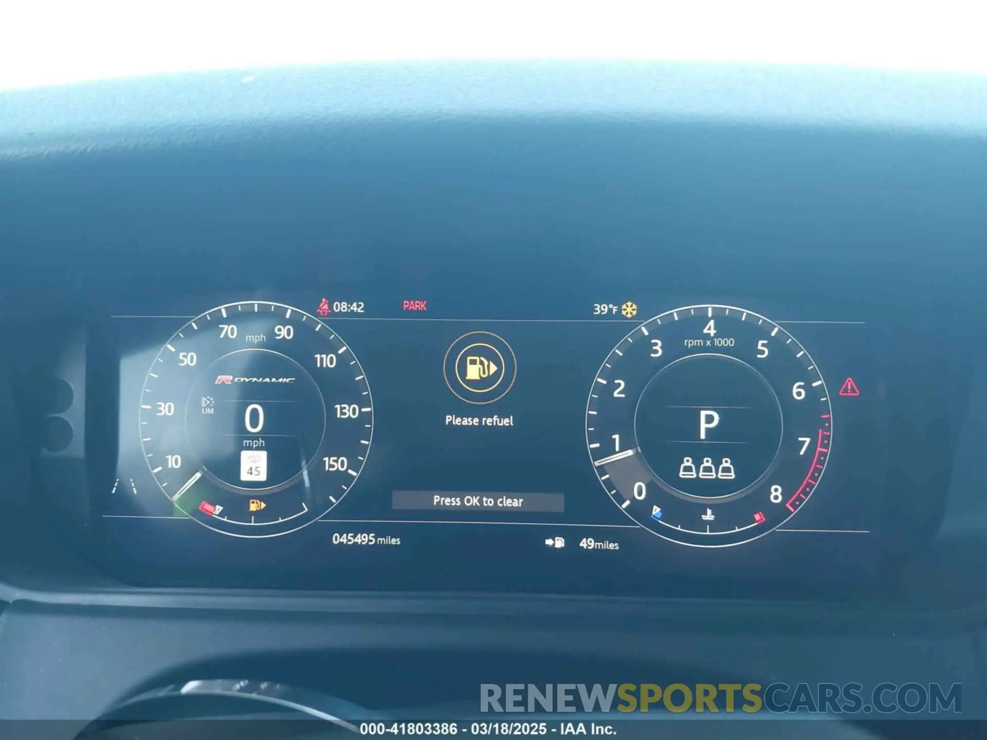 7 fotografías del automóvil dañado SALYK2EX8LA275671 LAND ROVER RANGE ROVER VELAR 2020