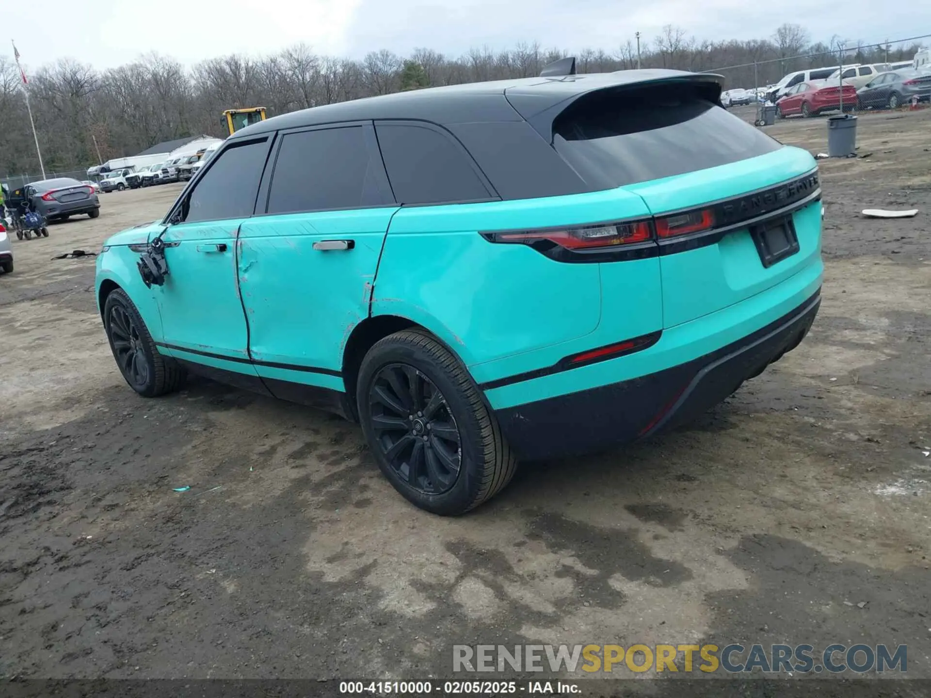 3 fotografías del automóvil dañado SALYK2EX9LA269068 LAND ROVER RANGE ROVER VELAR 2020