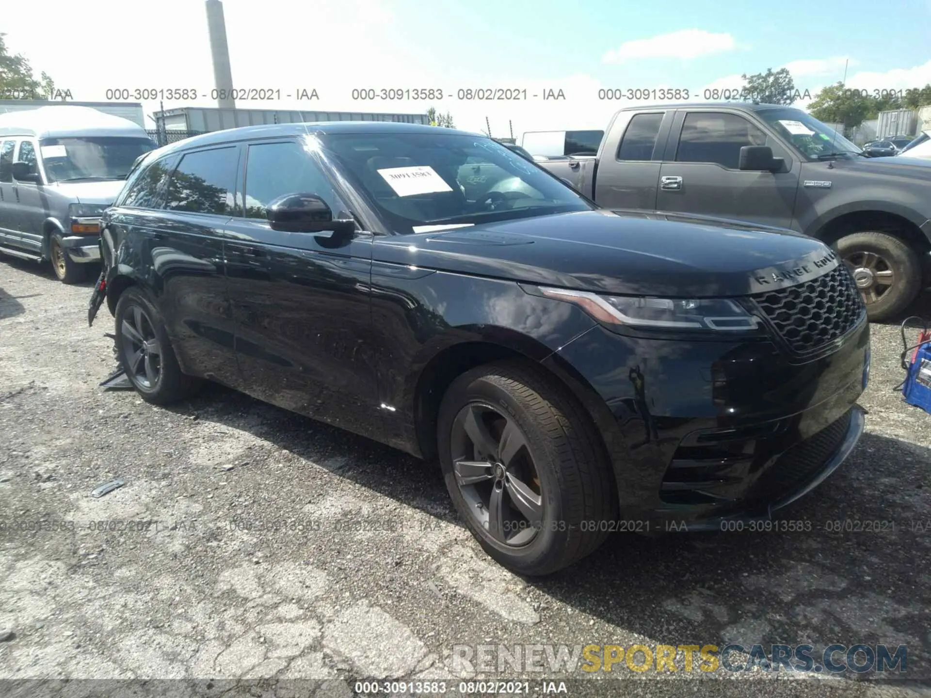 1 fotografías del automóvil dañado SALYK2FV3LA261142 LAND ROVER RANGE ROVER VELAR 2020