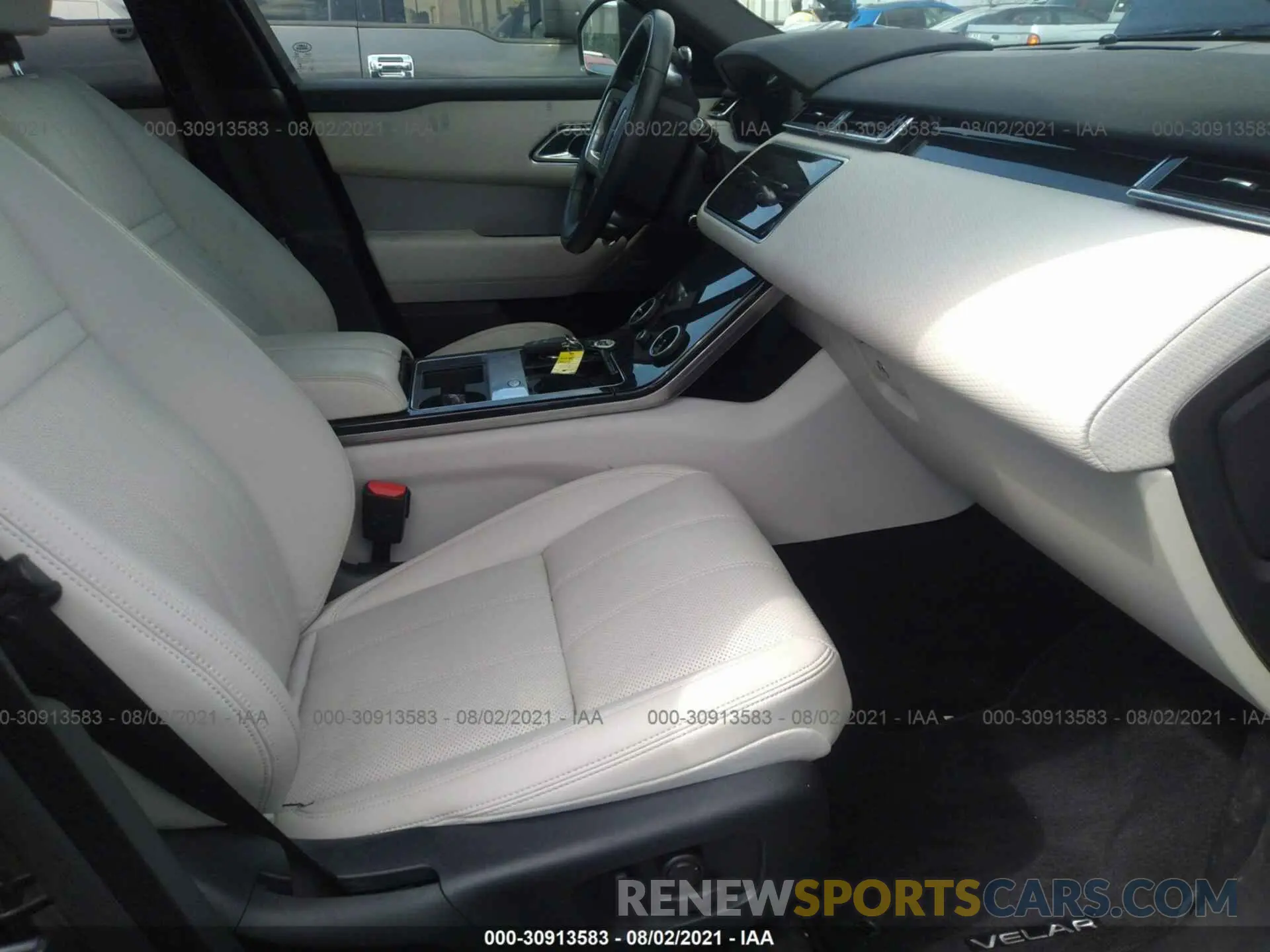 5 fotografías del automóvil dañado SALYK2FV3LA261142 LAND ROVER RANGE ROVER VELAR 2020