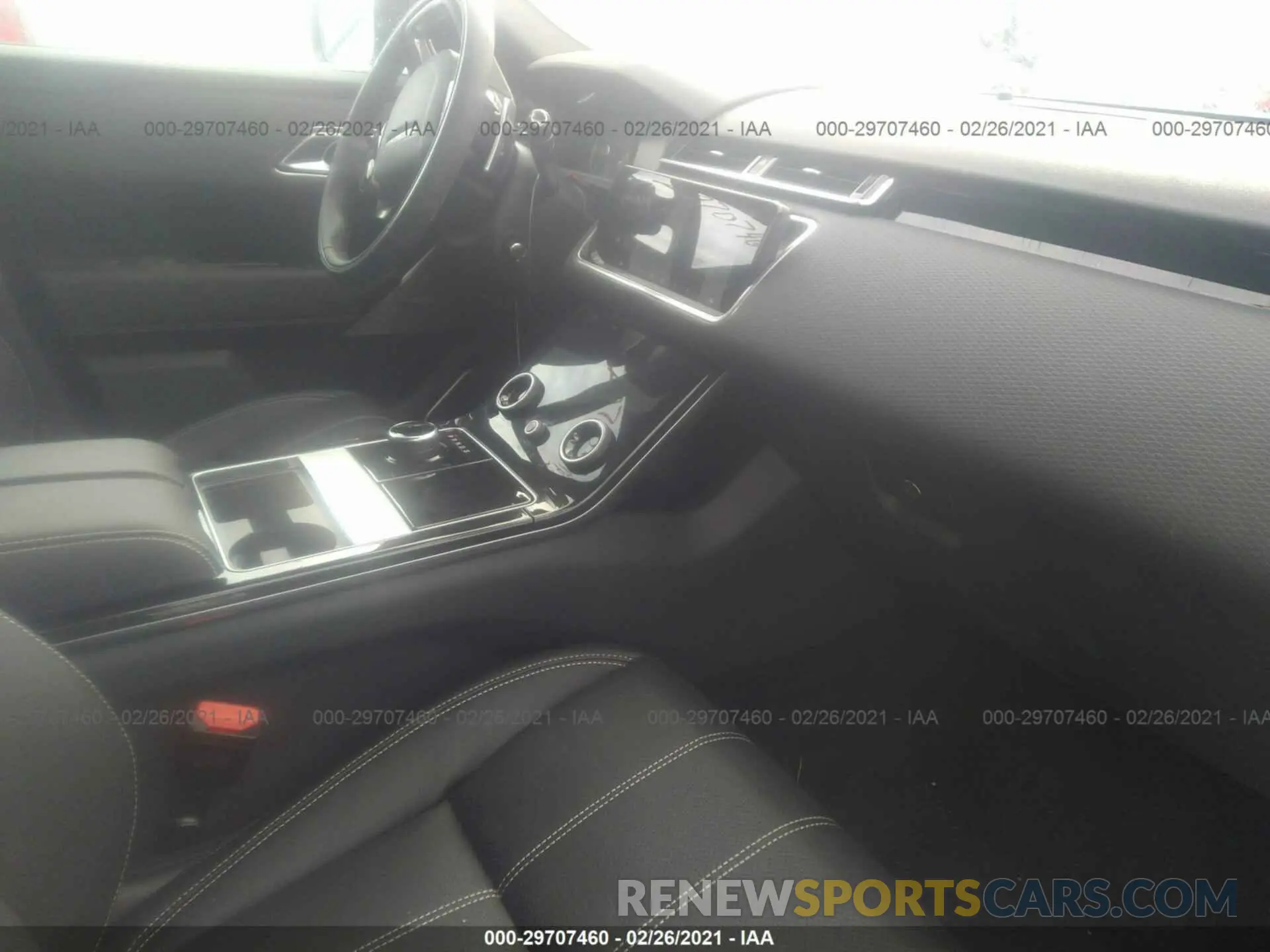 5 fotografías del automóvil dañado SALYK2FV3LA291631 LAND ROVER RANGE ROVER VELAR 2020