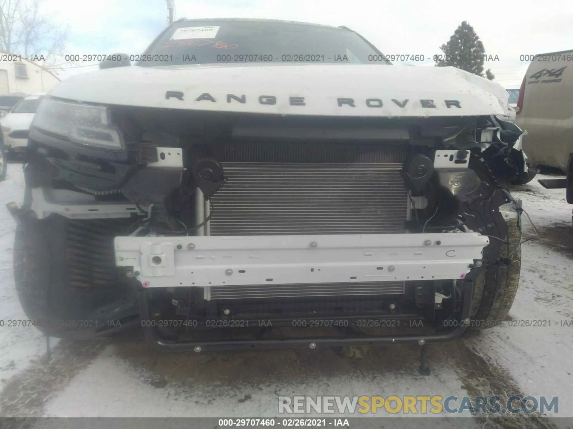 6 fotografías del automóvil dañado SALYK2FV3LA291631 LAND ROVER RANGE ROVER VELAR 2020