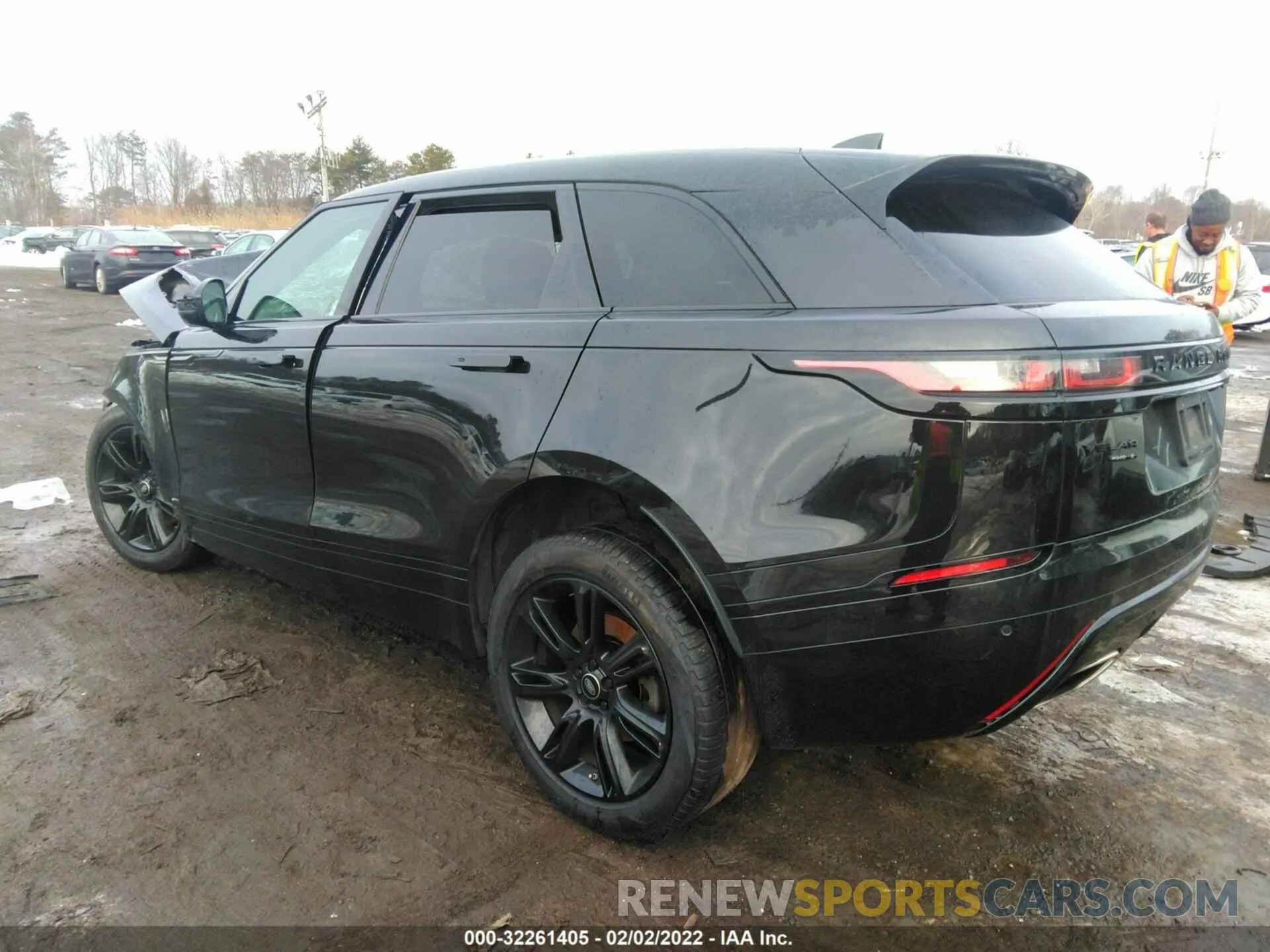 3 fotografías del automóvil dañado SALYK2FV3LA293508 LAND ROVER RANGE ROVER VELAR 2020