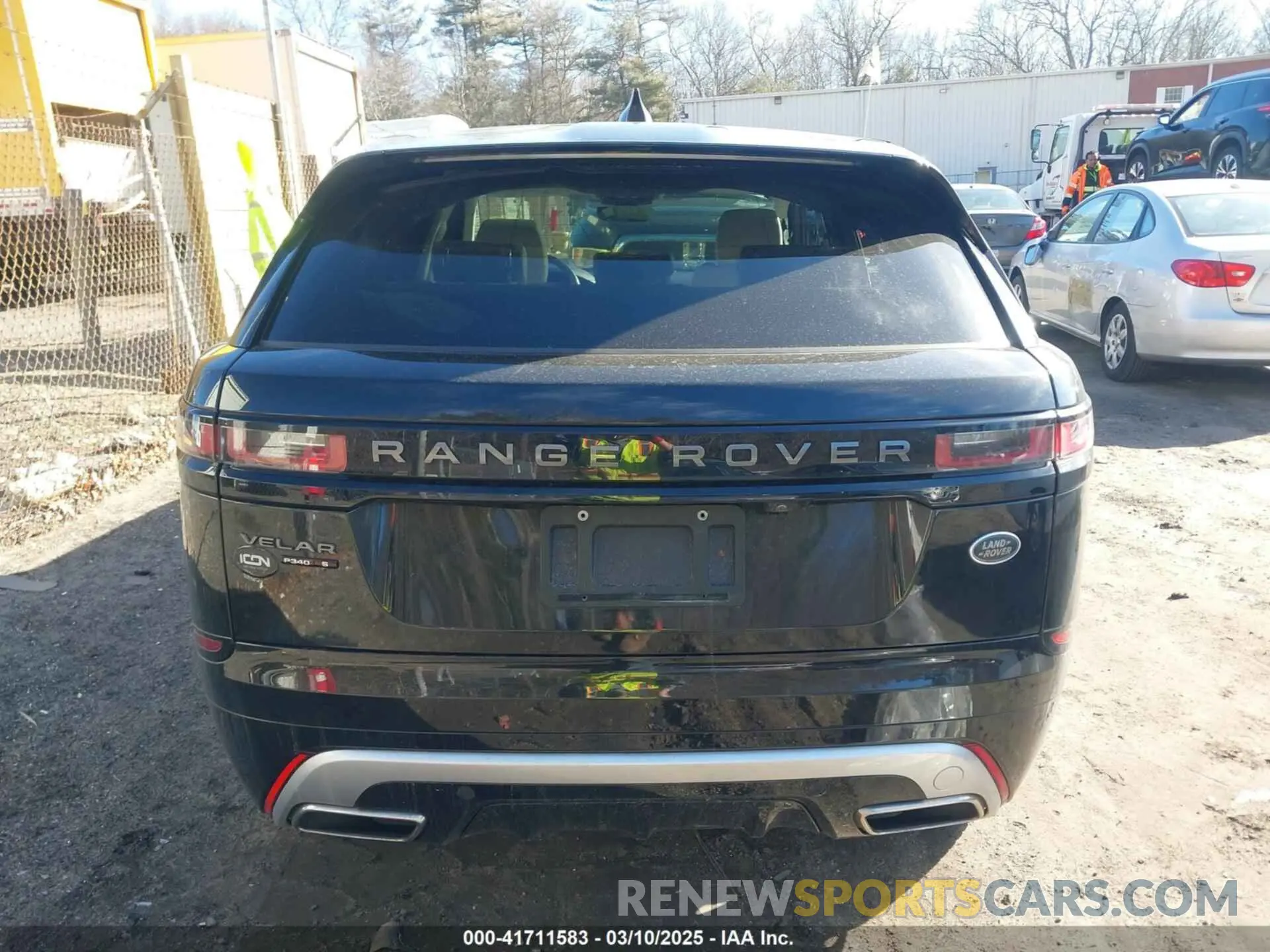 17 fotografías del automóvil dañado SALYK2FV7LA249589 LAND ROVER RANGE ROVER VELAR 2020