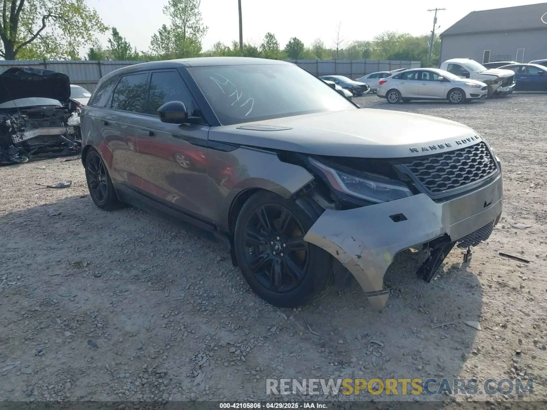 1 fotografías del automóvil dañado SALYK2FV8LA243025 LAND ROVER RANGE ROVER VELAR 2020