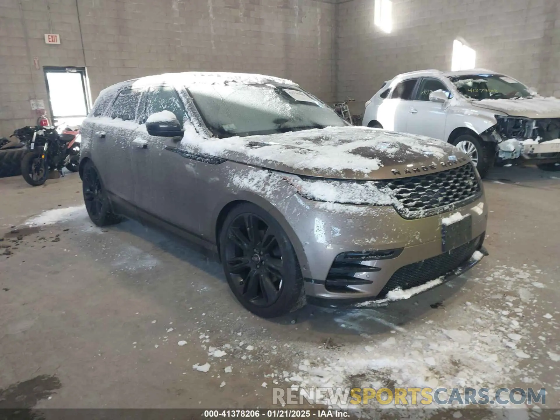1 fotografías del automóvil dañado SALYM2EV0LA239787 LAND ROVER RANGE ROVER VELAR 2020