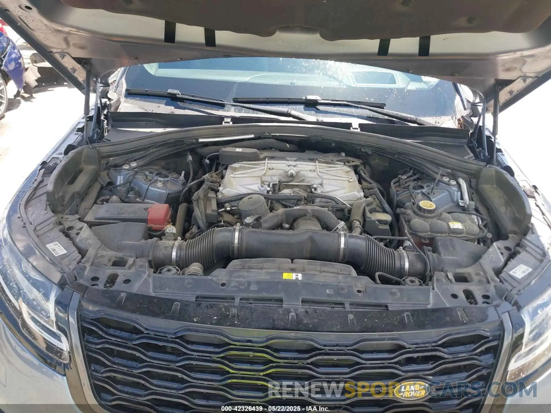 10 fotografías del automóvil dañado SALYU2EE1LA258140 LAND ROVER RANGE ROVER VELAR 2020