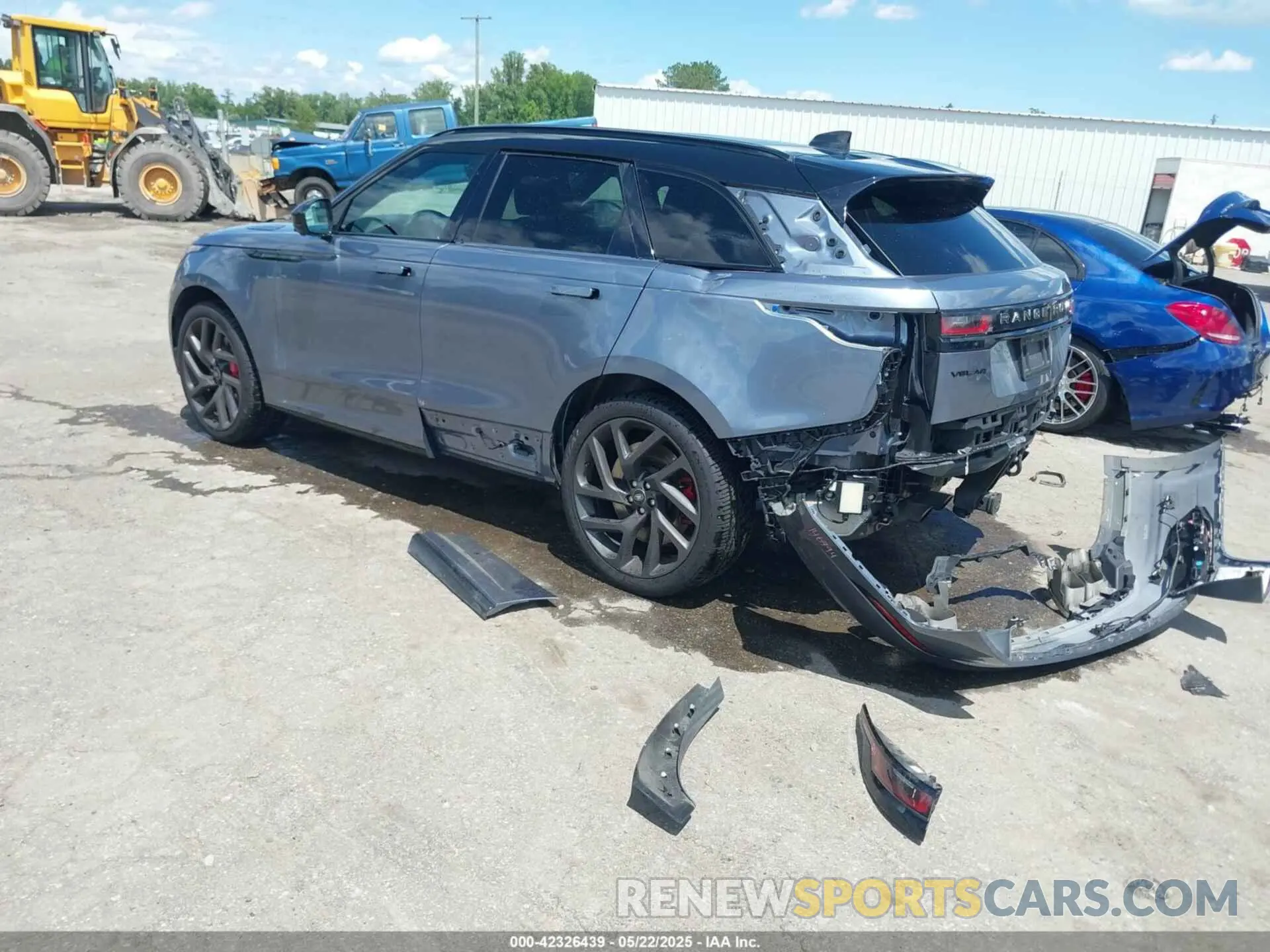 3 fotografías del automóvil dañado SALYU2EE1LA258140 LAND ROVER RANGE ROVER VELAR 2020